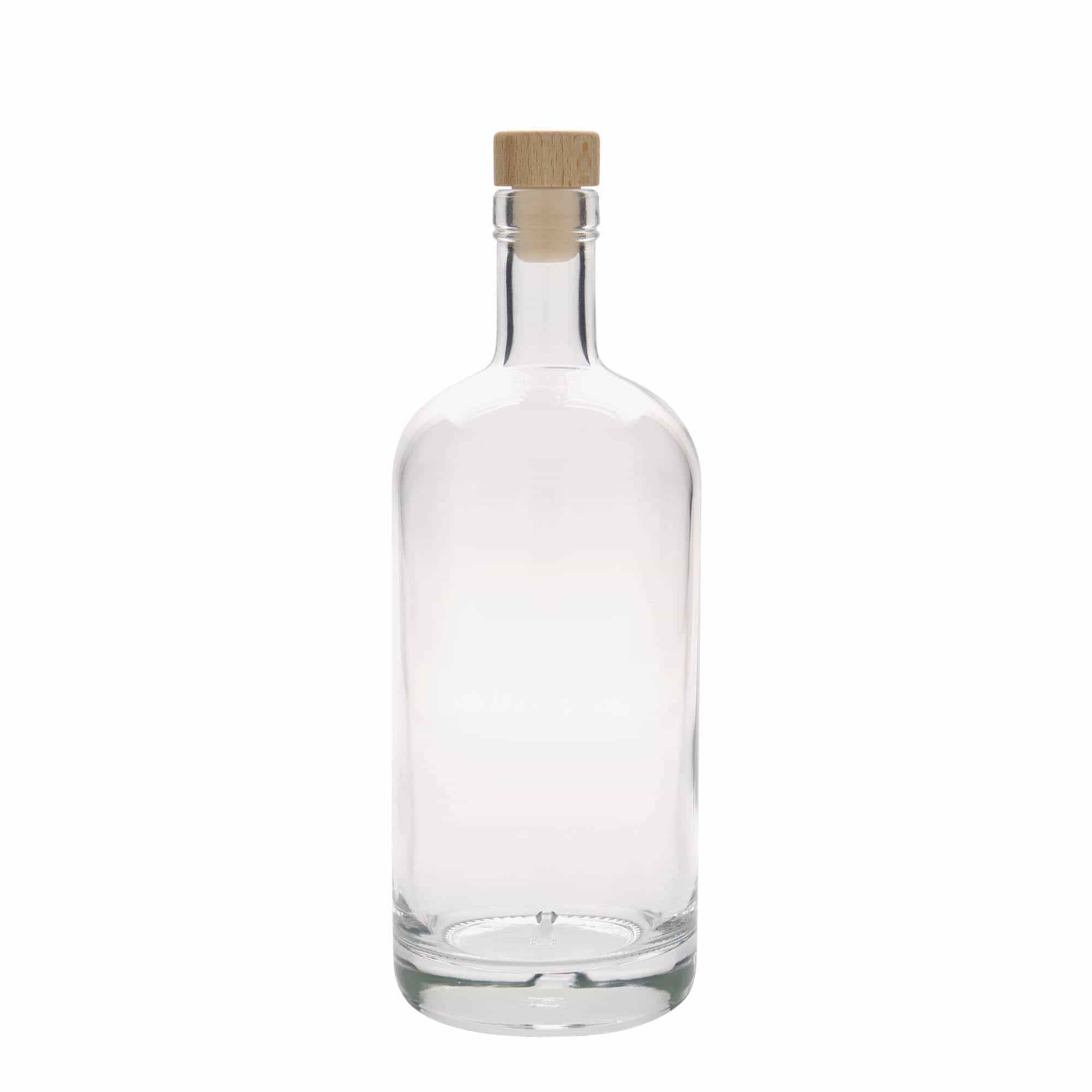 700 ml sklená fľaša „Linea Uno“, hrdlo: korok