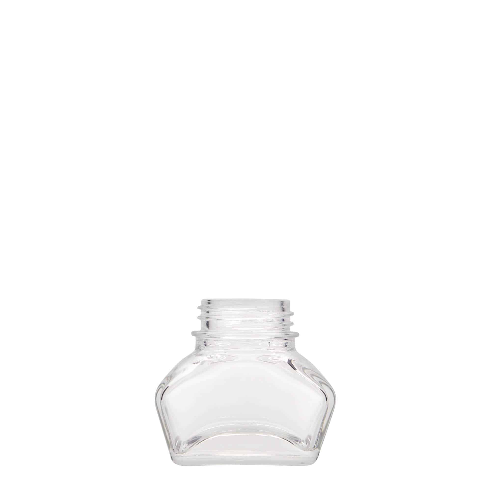 30 ml kalamár, obdĺžniková, hrdlo: skrutkovací uzáver