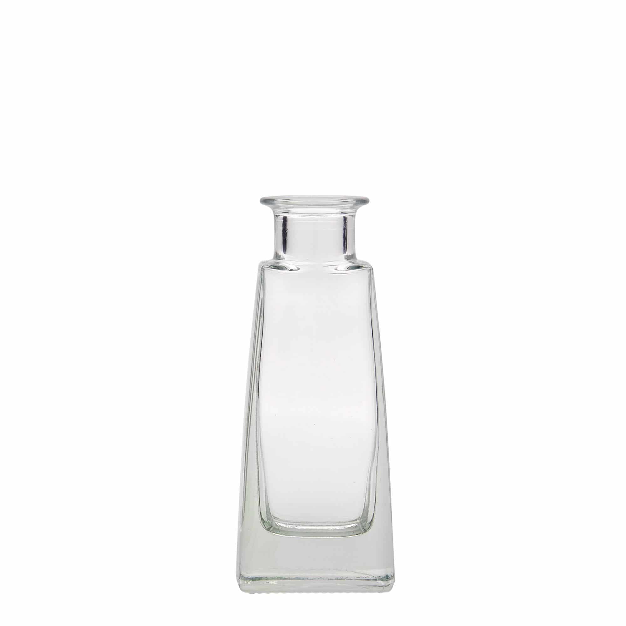 100 ml sklená fľaša „Timmy“, obdĺžniková, hrdlo: korok 100 ml sklená fľaša „Timmy“, obdĺžniková, hrdlo: korok