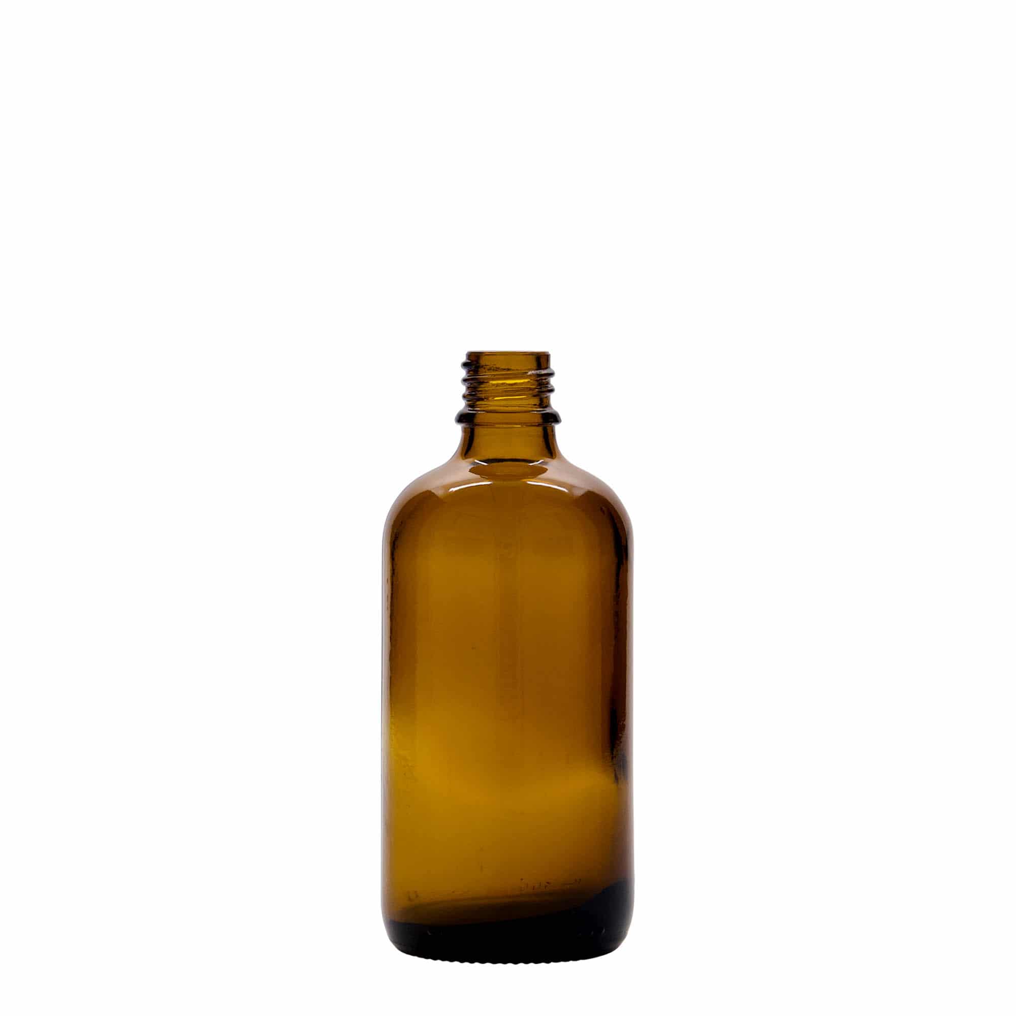 100 ml liekovka s rozprašovačom, sklená, hnedá farba, hrdlo: DIN 18
