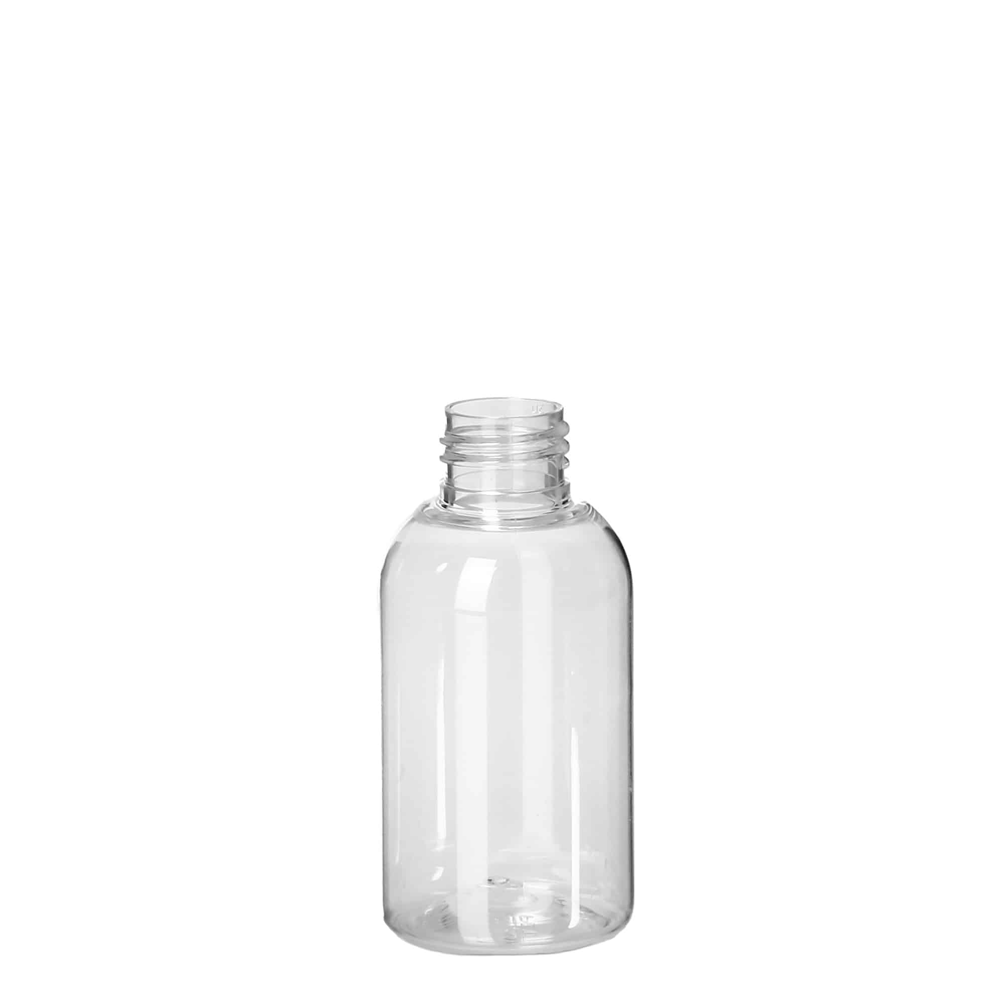 100 ml PET fľaša 'Boston', plast, hrdlo: 24/410