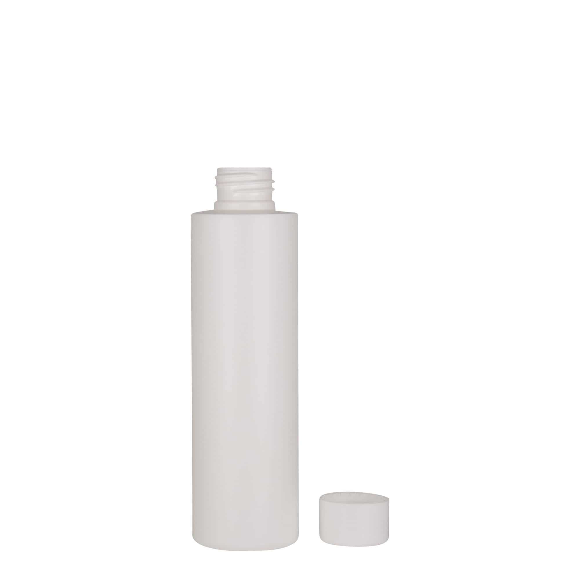 150 ml plastová fľaša „Pípa“, HDPE, biela farba, hrdlo: GPI 24/410
