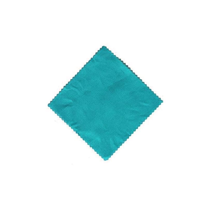 Textilné dečky 15 x 15, štvorcové, textil, petrolejová farba, hrdlo: TO58-TO82