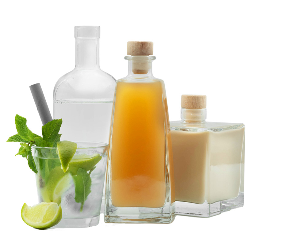 Fľaše na liehoviny