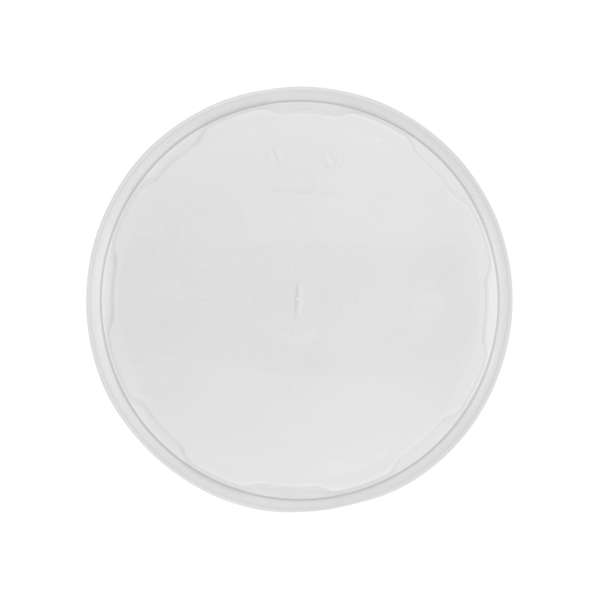 Veko pre 10 l vedierko, PP plast, biela farba