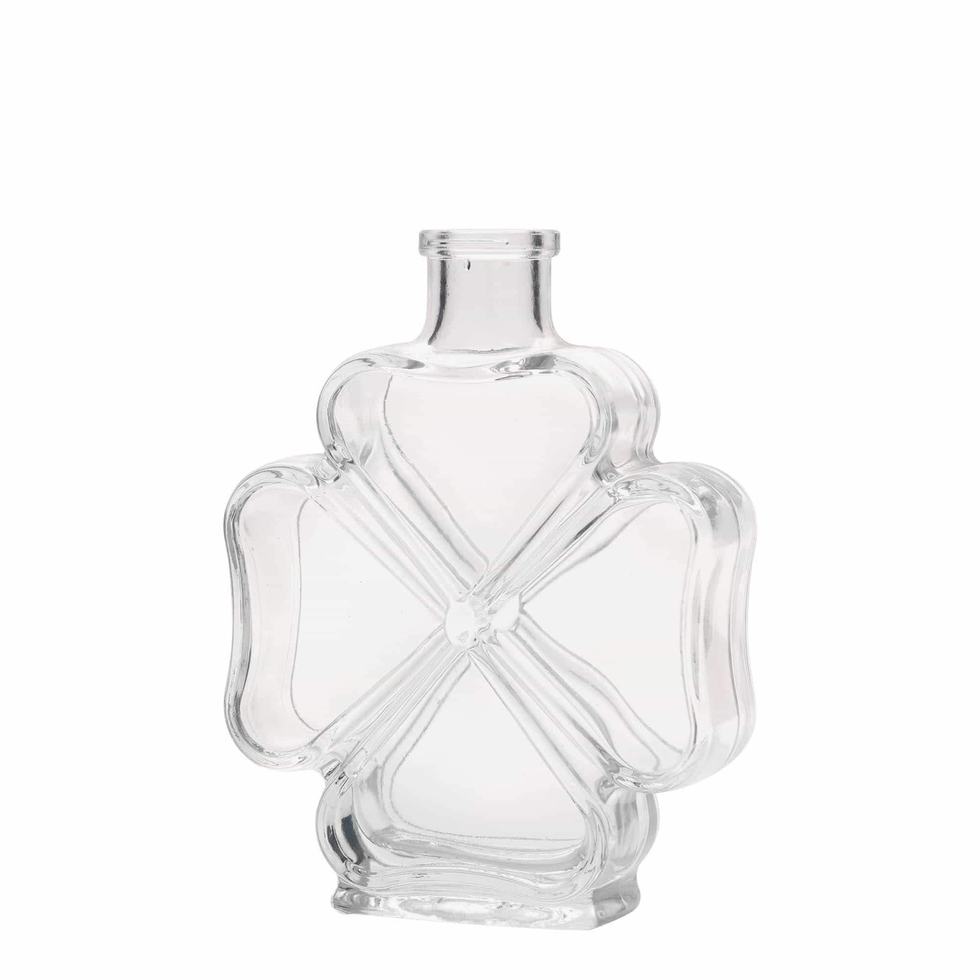 200 ml sklená fľaša „Trojlístok“, hrdlo: korok