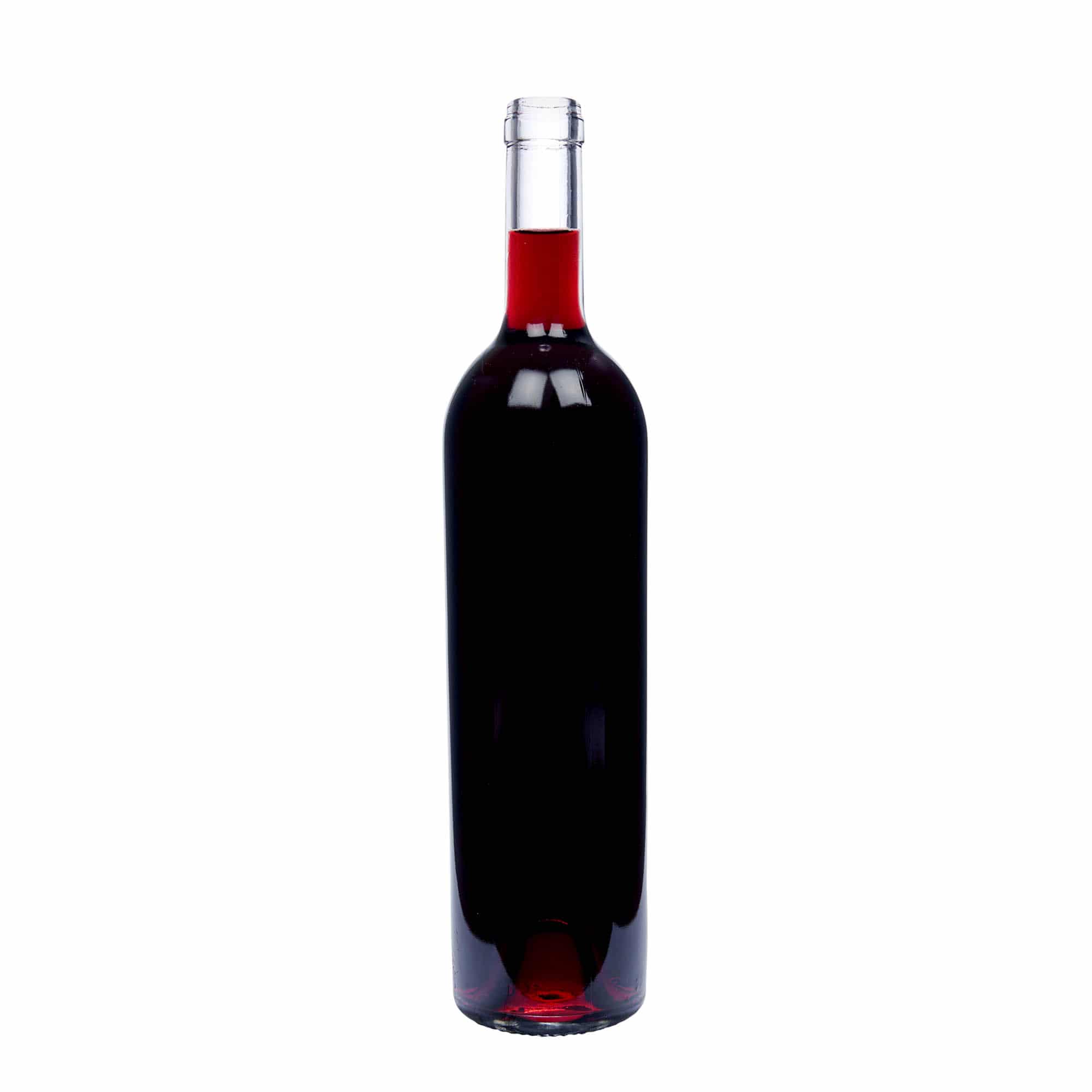 750 ml fľaša na víno 'Liberty', uzáver: korok 750 ml fľaša na víno 'Liberty', uzáver: korok