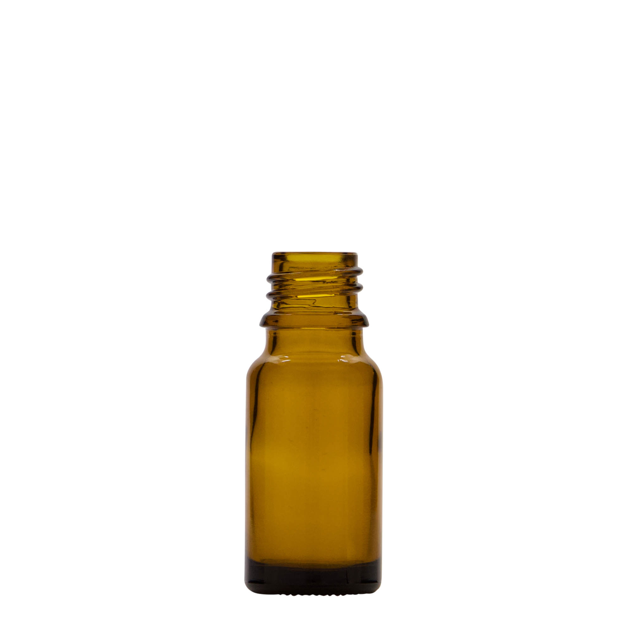 10 ml lekárska fľaša s dávkovačom na lotion, sklo, hnedá, hrdlo: DIN 18