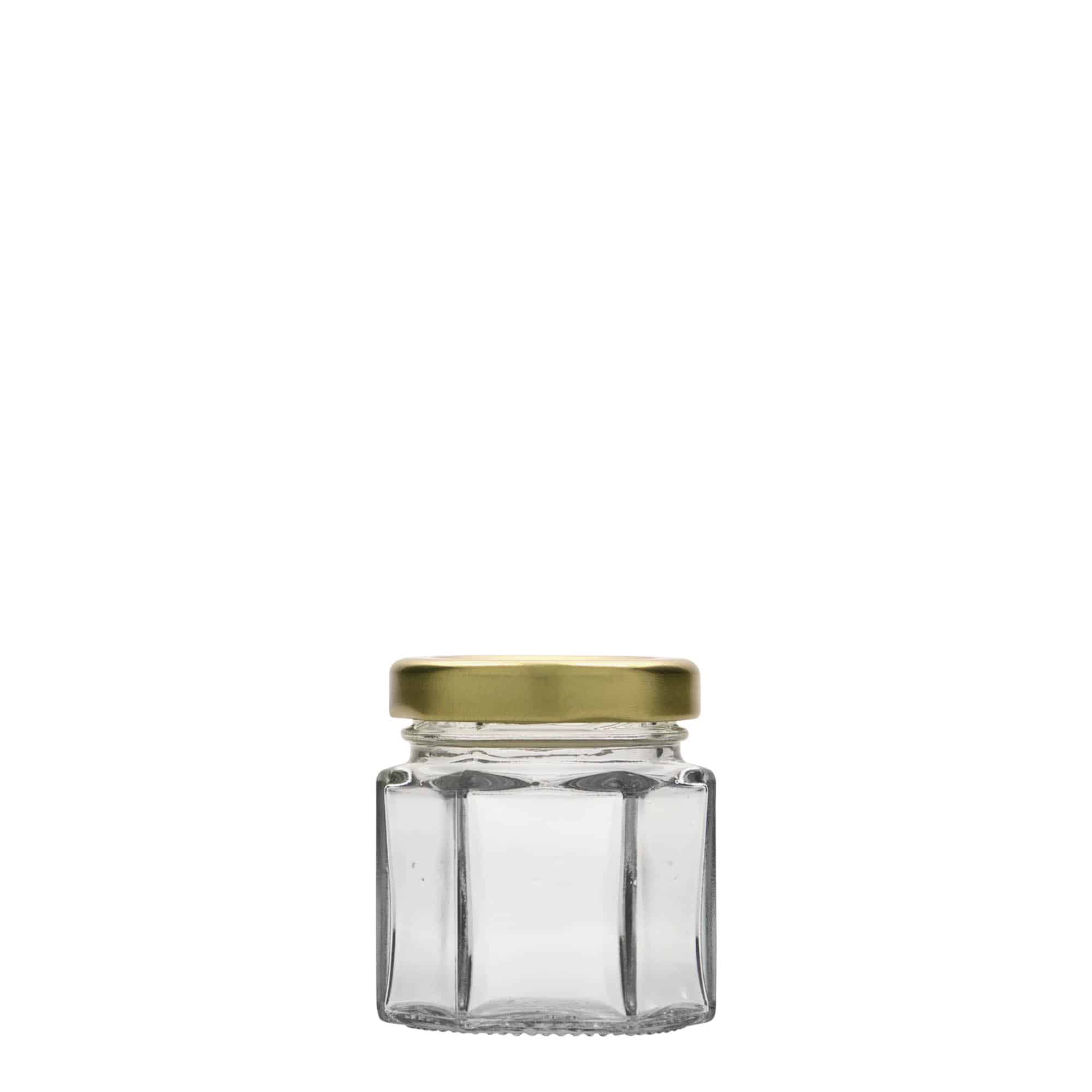 47 ml šesťhranný pohár, hrdlo: twist off (TO 43)