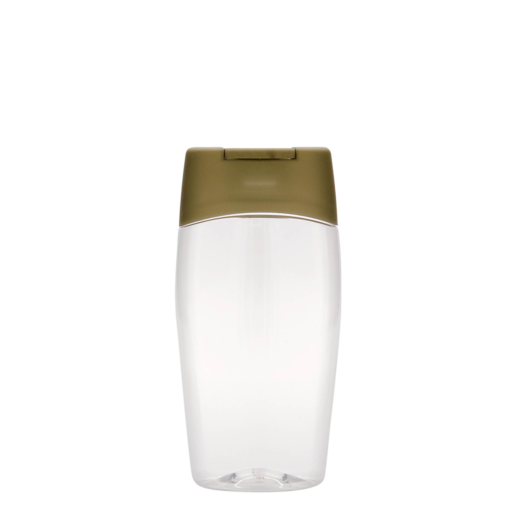 200 ml PET fľaša 'Squeeze', oválna, plastová