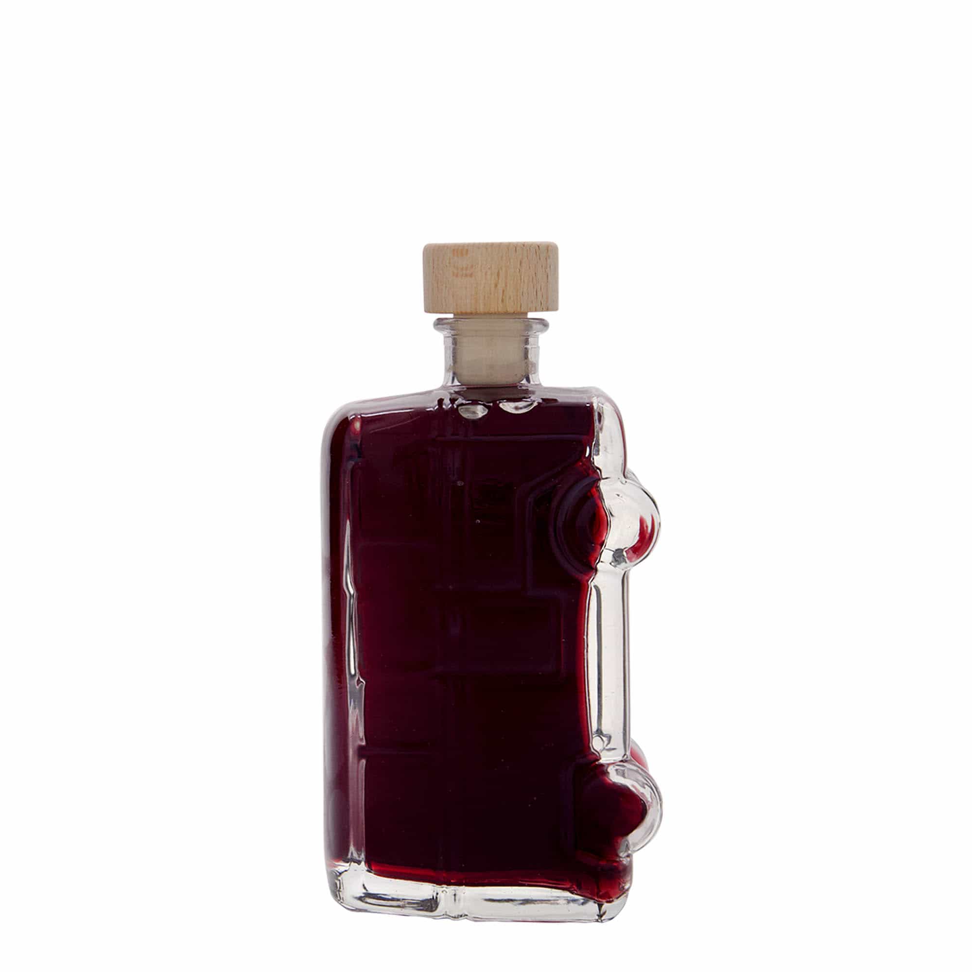 200 ml sklená fľaša „Bulli“, hrdlo: korok