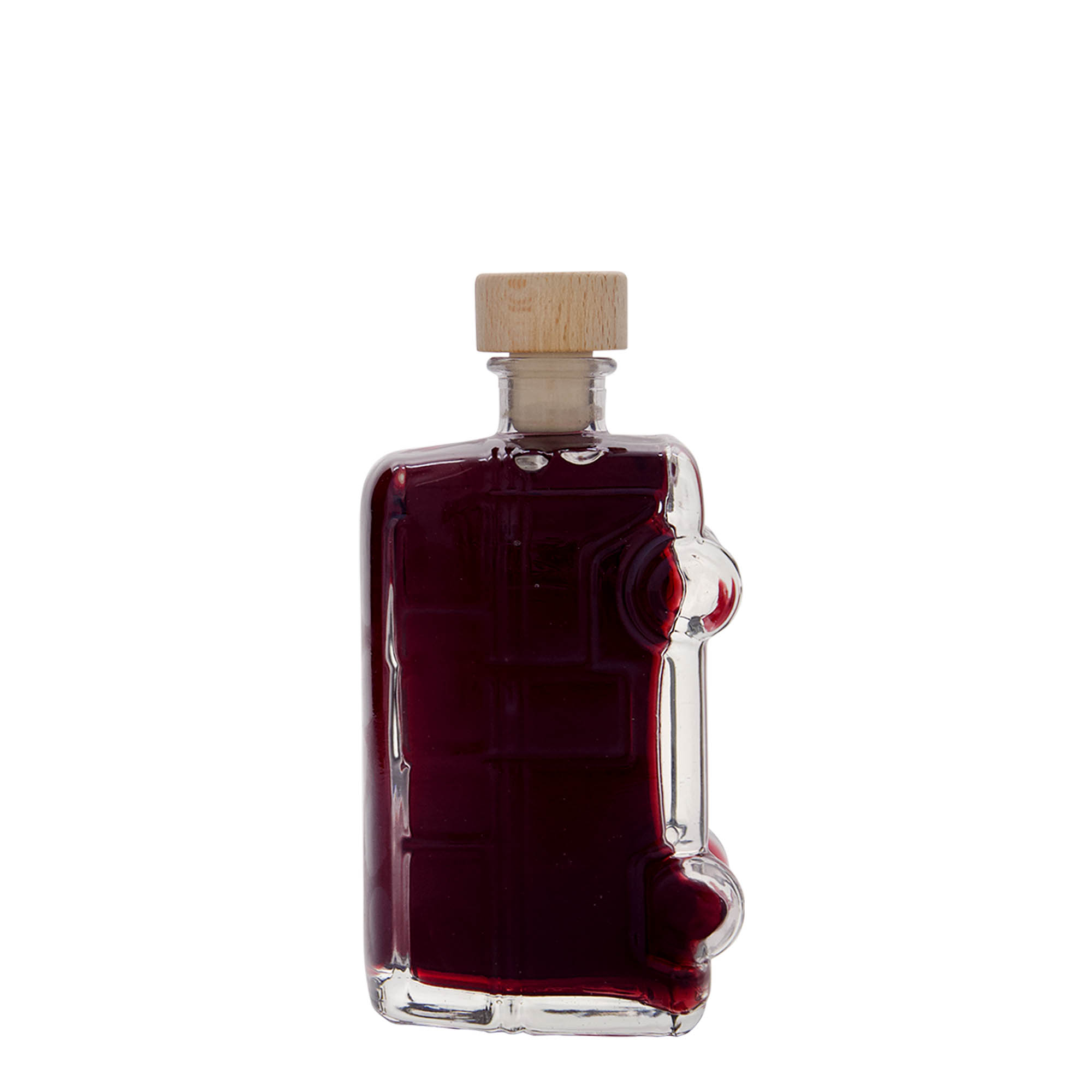 200 ml sklenená fľaša 'Bulli', hrdlo: korok