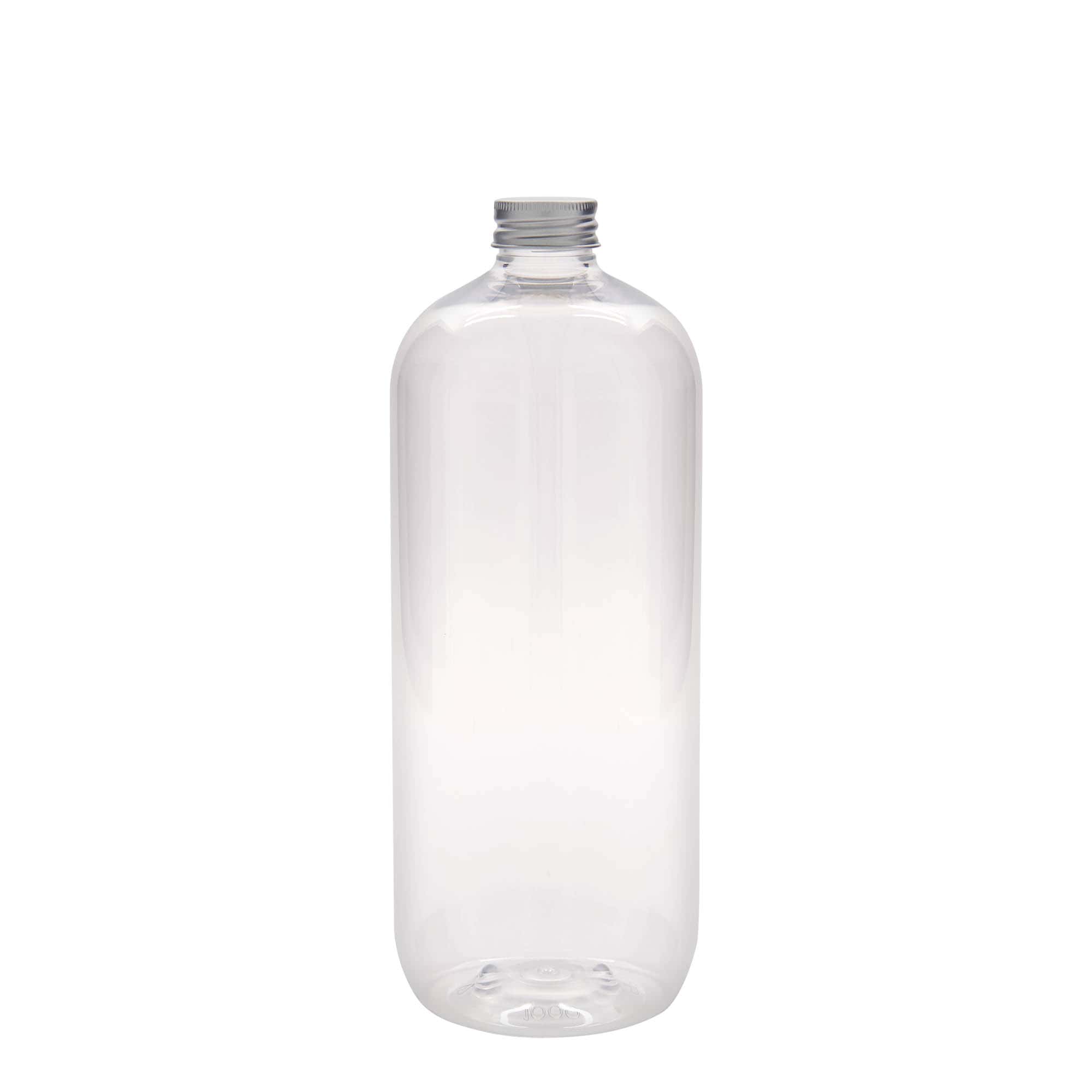 1 000 ml PET fľaša „Boston“, plast, hrdlo: GPI 28/410