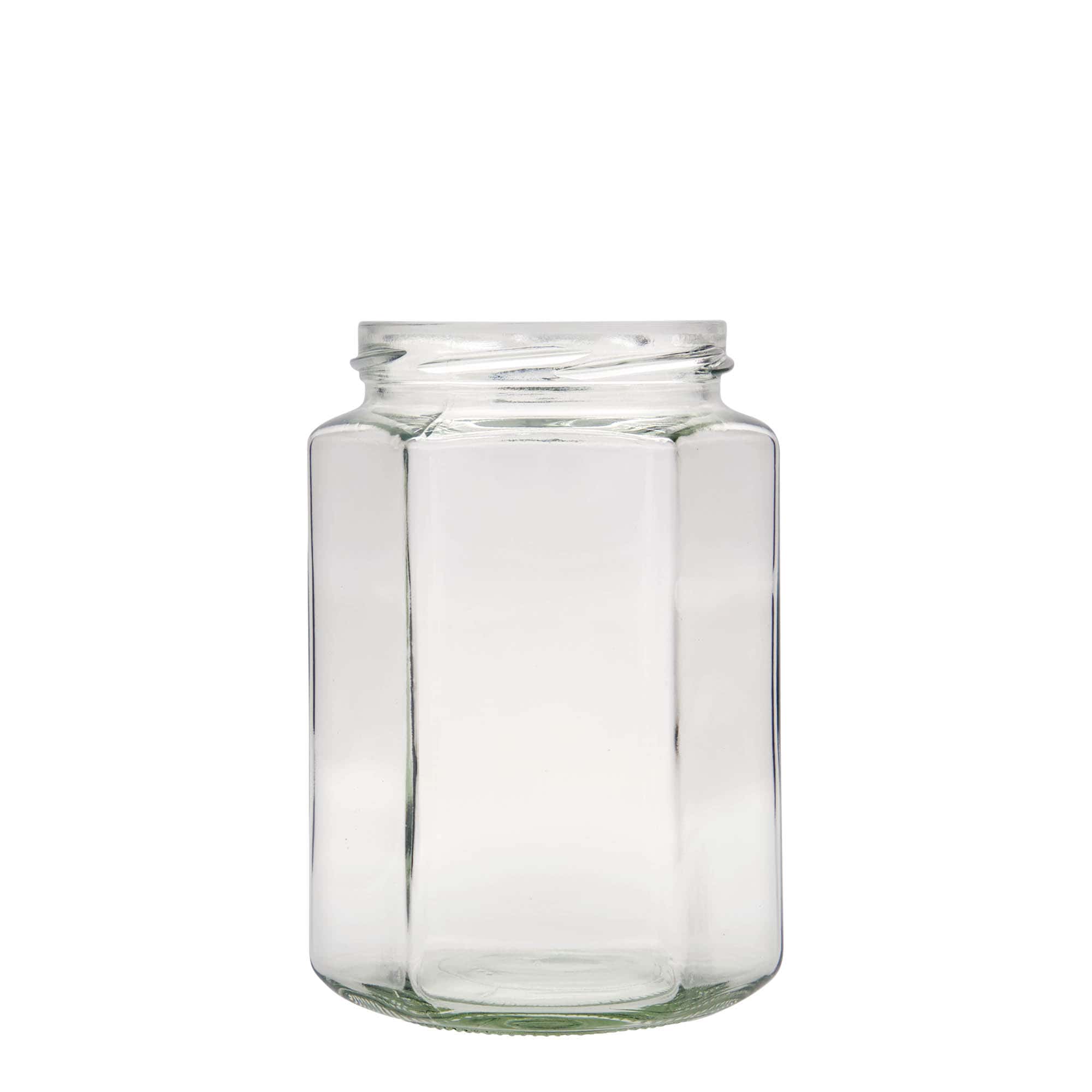 770 ml šesťhranný pohár, hrdlo: twist off (TO 82)