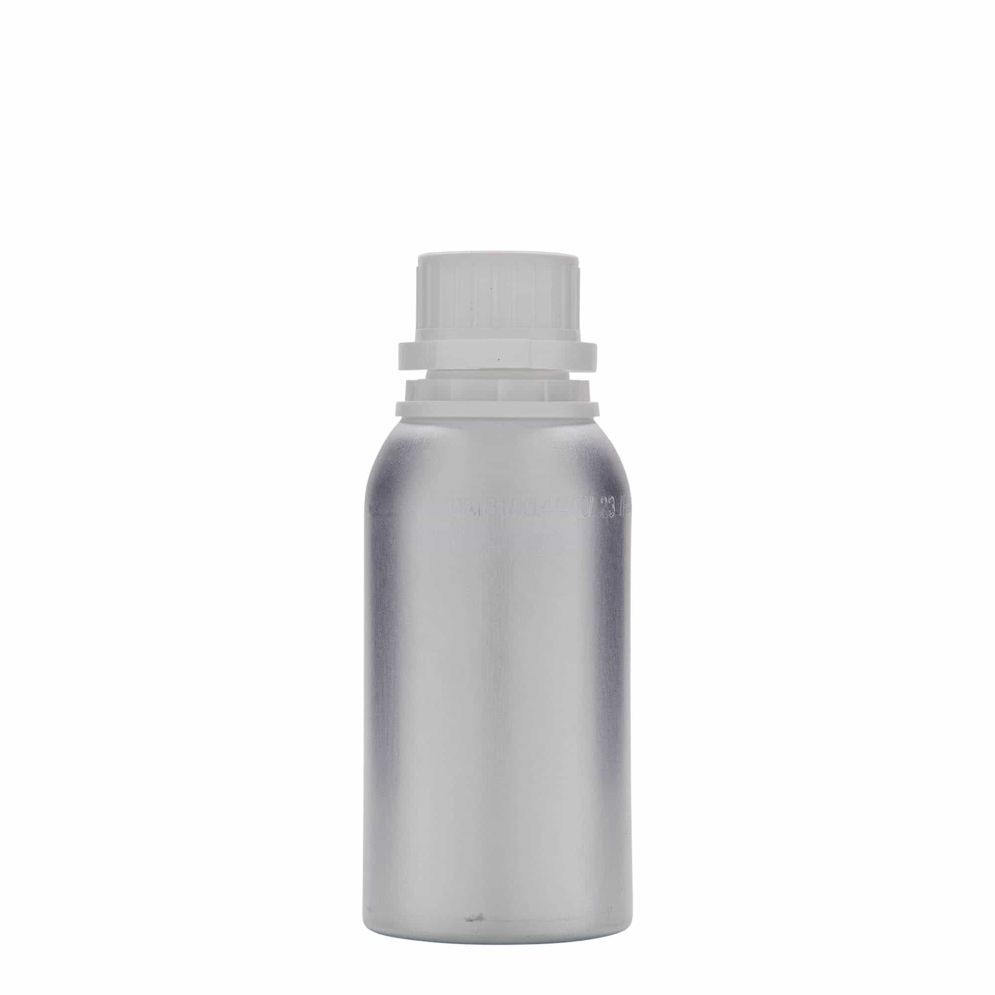 275 ml hliníková fľaša, kov, strieborná farba, hrdlo: DIN 32