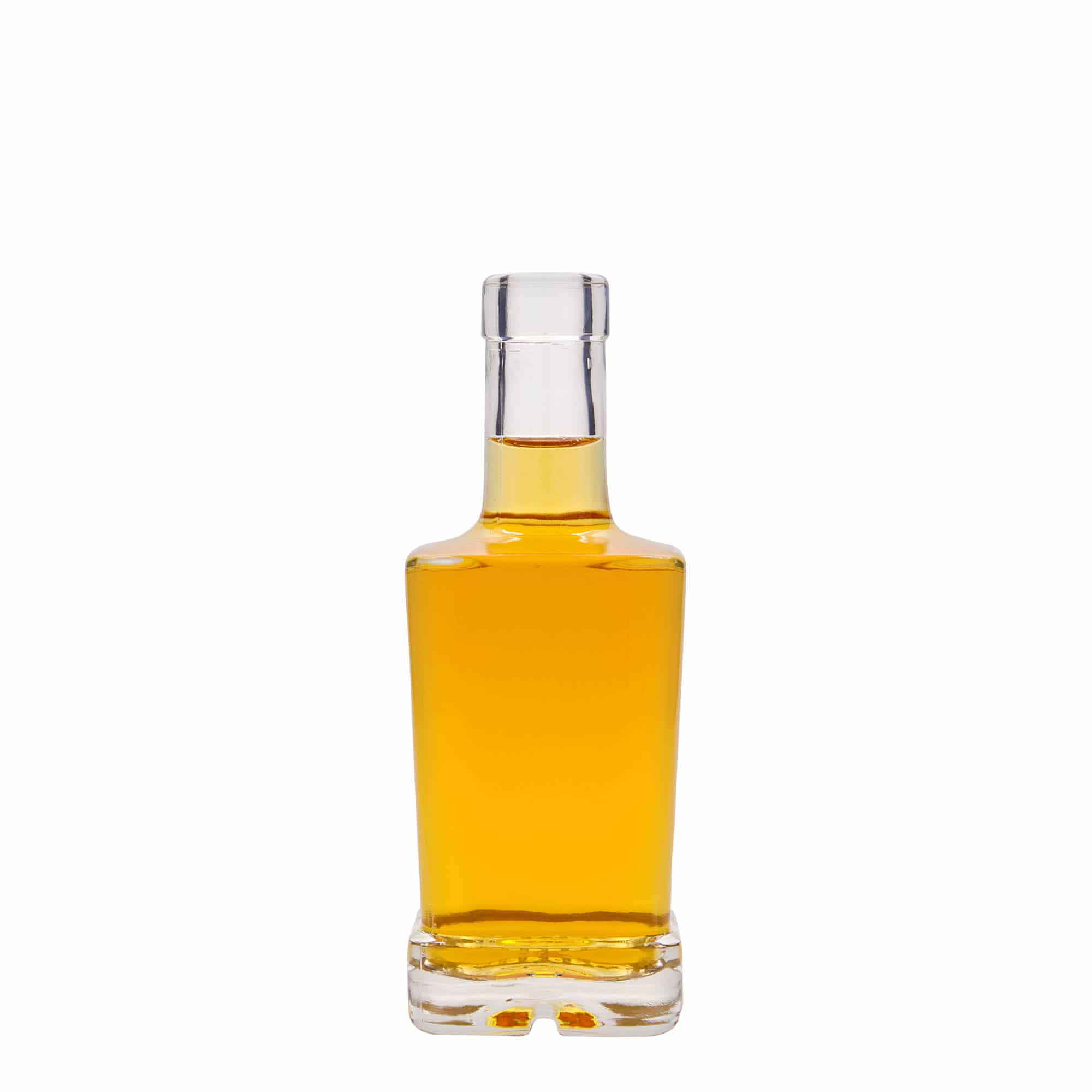 250 ml sklenená fľaša 'Rene', štvorcová, hrdlo: korok