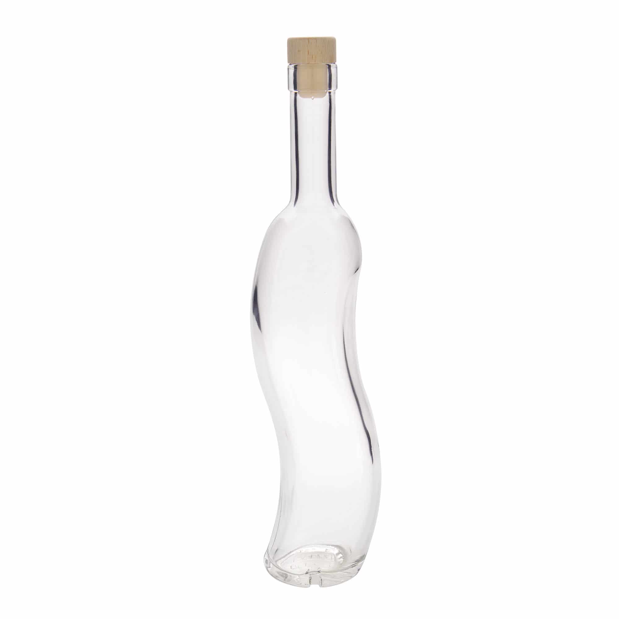 500 ml sklená fľaša „La-Ola“, polguľová, hrdlo: korok