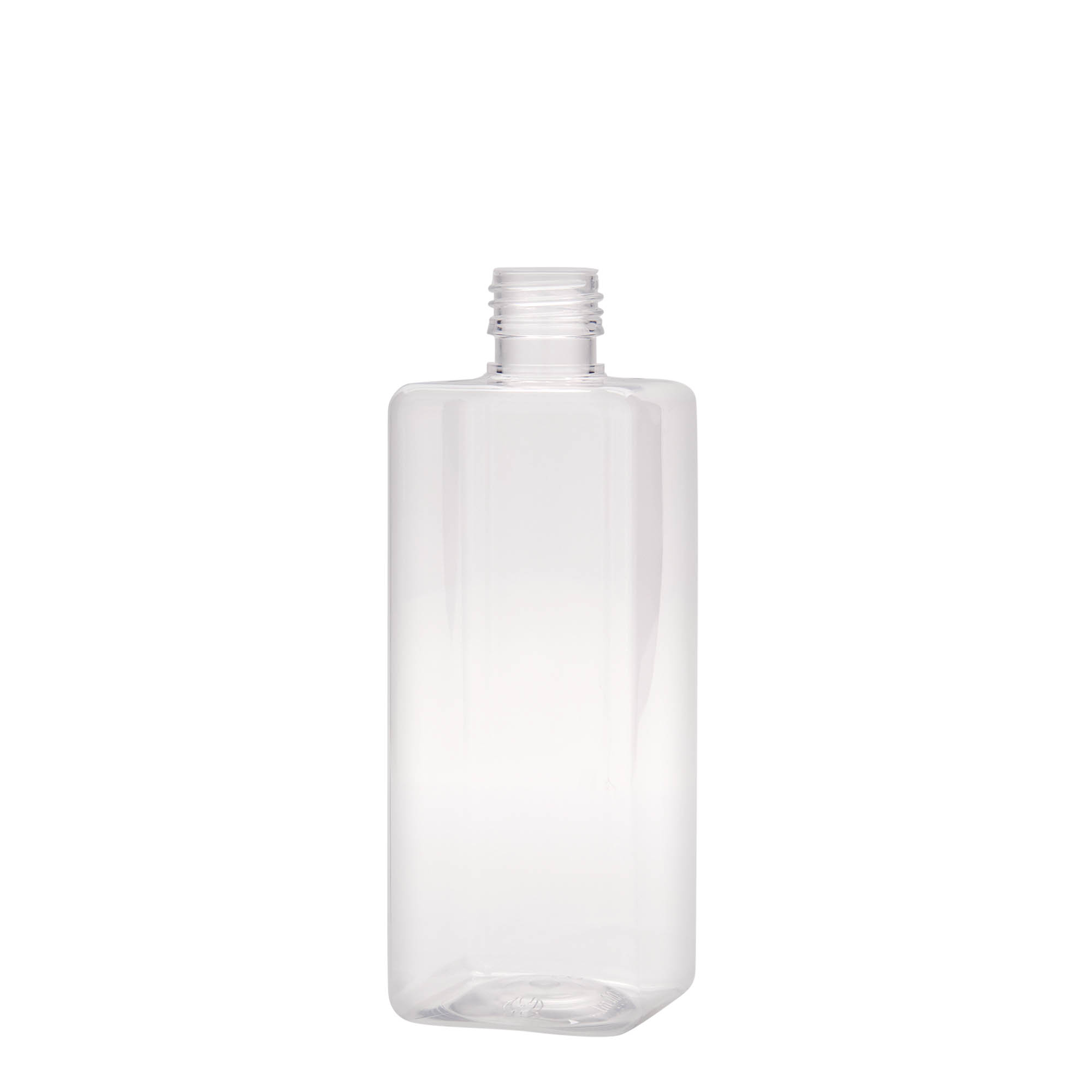 500 ml PET fľaša 'Karl', štvorcová, plast, hrdlo: PP 28