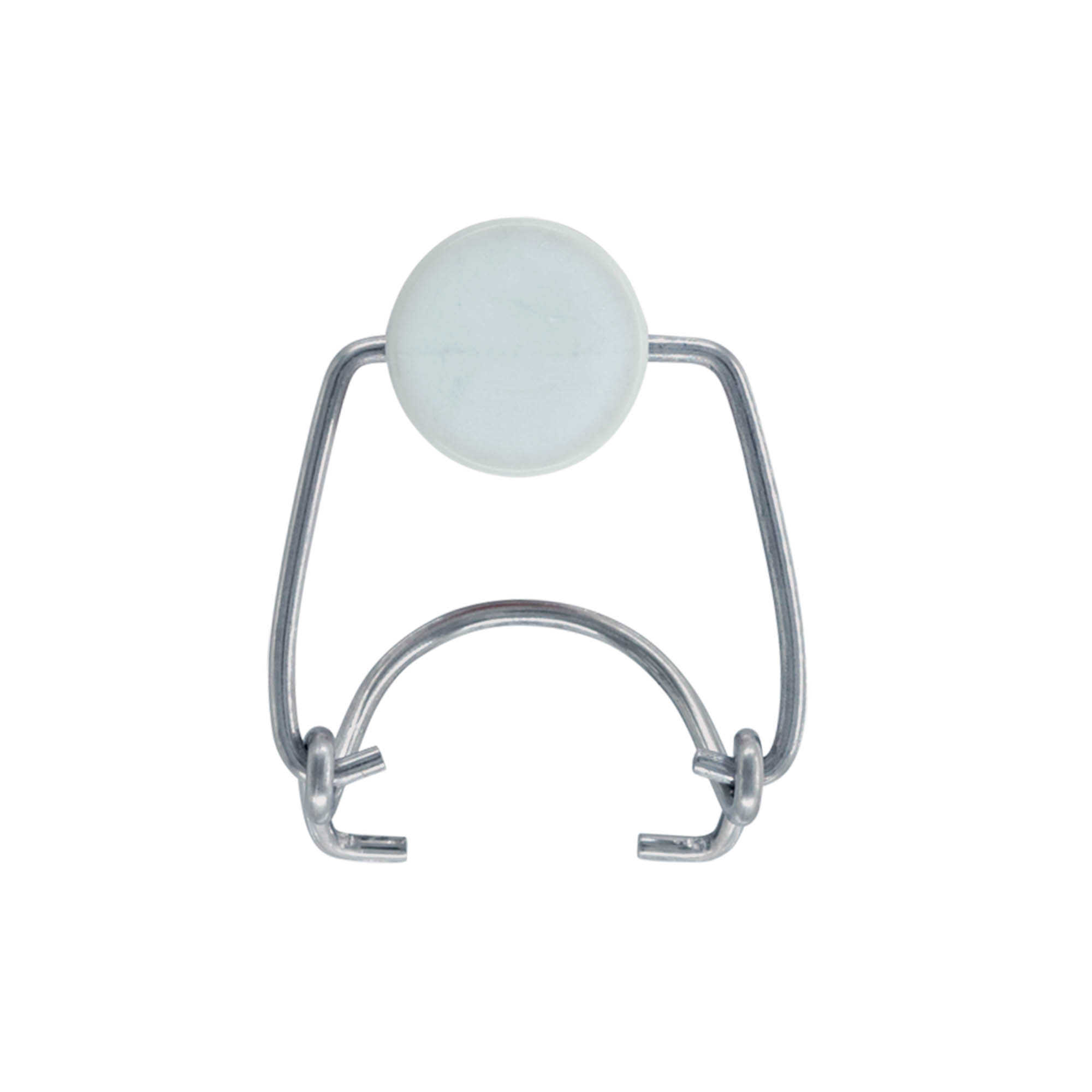 Štandardné zapínanie na gombík #, plast, červeno-biele Štandardné zapínanie na gombík #, plast, červeno-biele