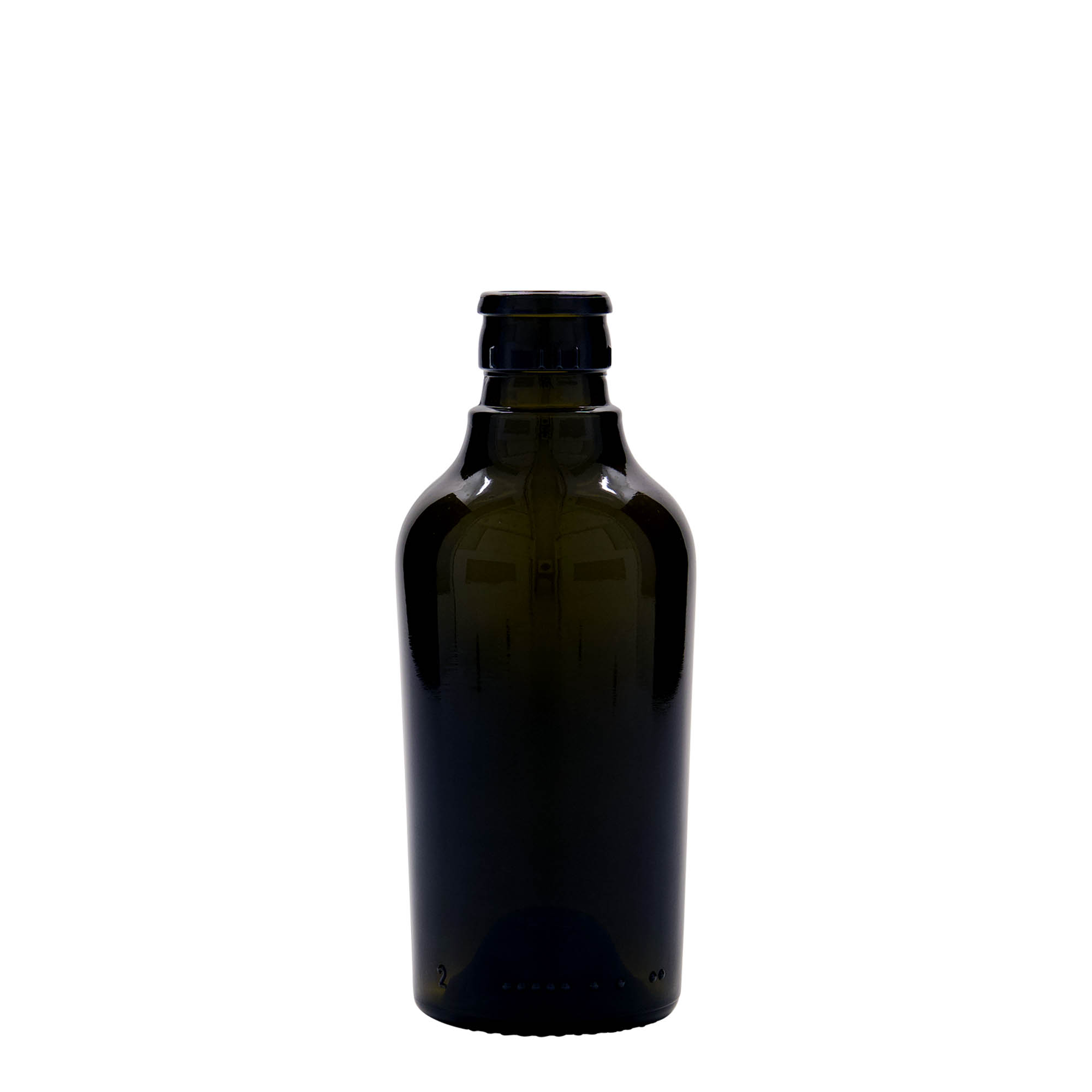 250 ml fľaša na ocot/olej 'Oleum', sklo, antikzelená, hrdlo: DOP 250 ml fľaša na ocot/olej 'Oleum', sklo, antikzelená, hrdlo: DOP
