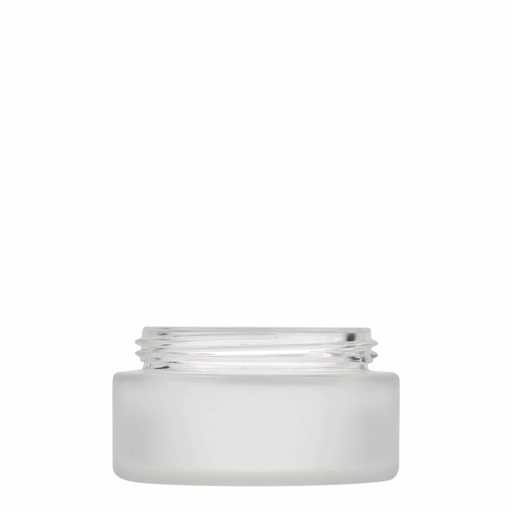 100 ml téglik „Platin Edition“, sklený, ľadová, hrdlo: skrutkovací uzáver 100 ml téglik „Platin Edition“, sklený, ľadová, hrdlo: skrutkovací uzáver