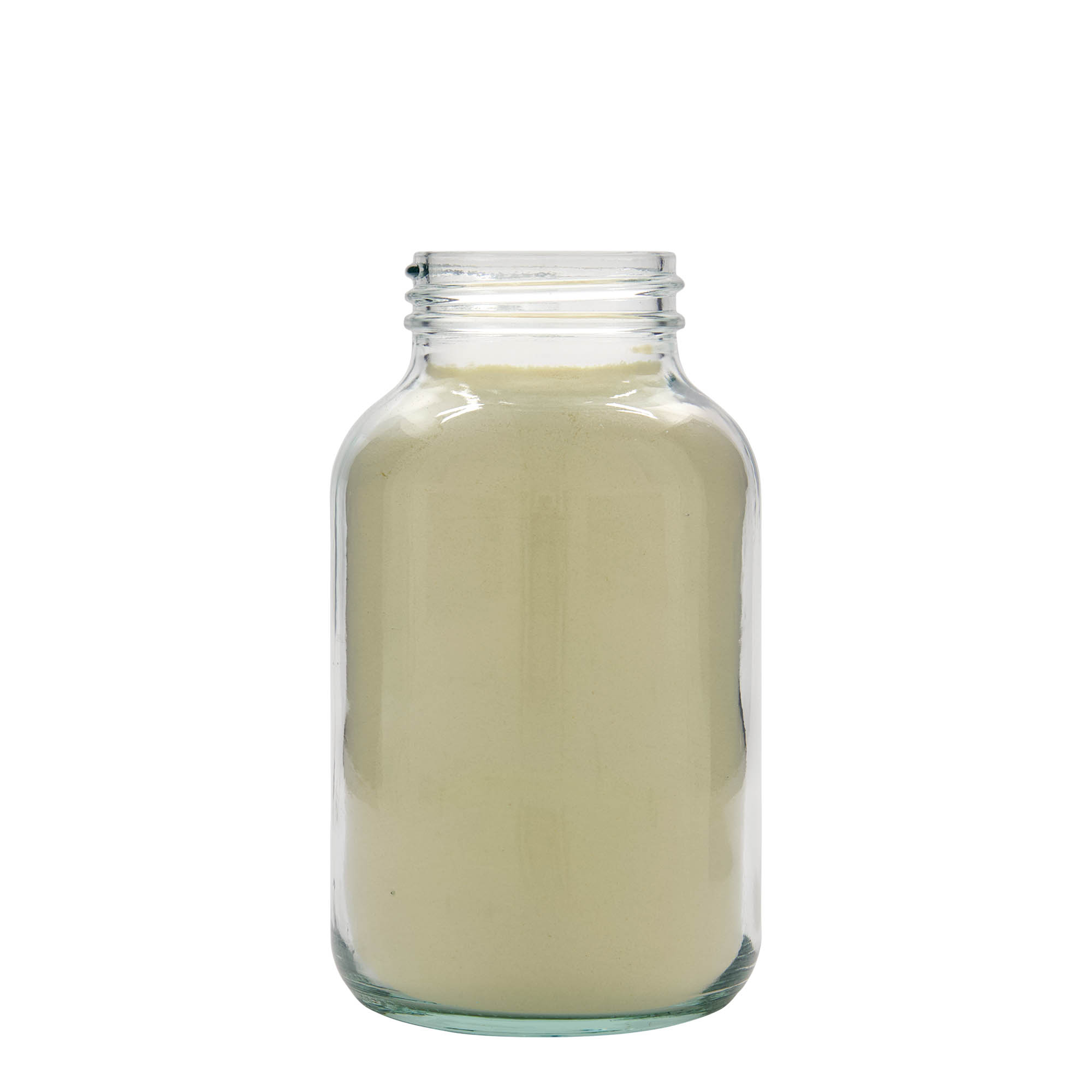 1 000 ml širokohrdlá fľaša, hrdlo: DIN 68