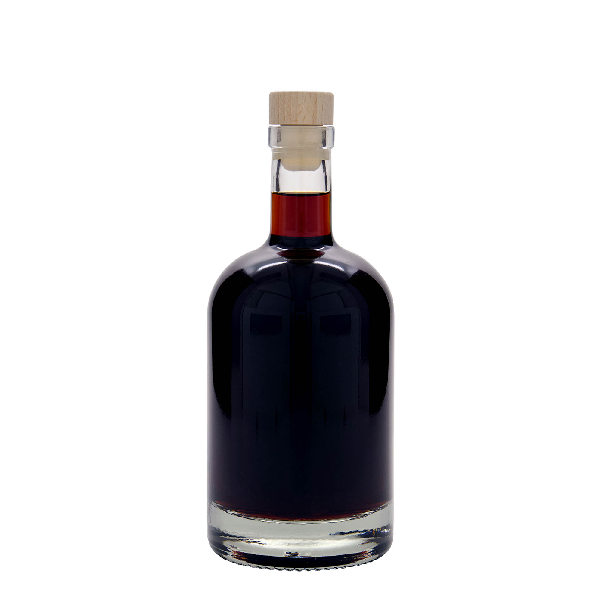 500 ml sklenená fľaša 'First Class', hrdlo: korok