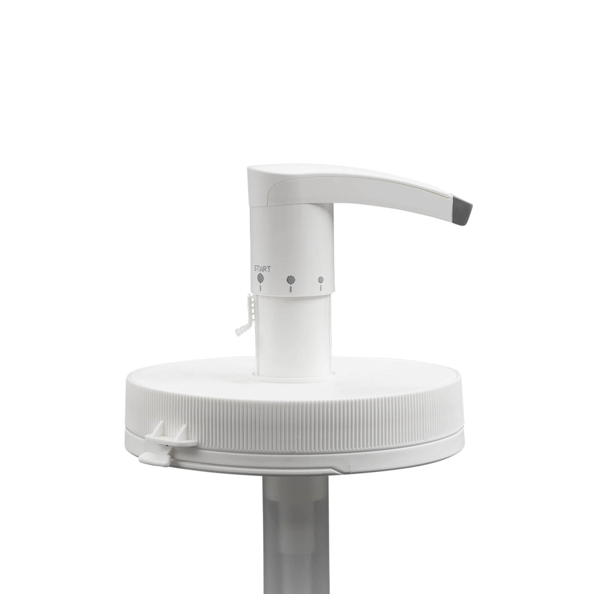 Dávkovacia pumpa pre 1 240 ml „Securibox“, PE-plast, biela, pre hrdlo: skrutkovací uzáver