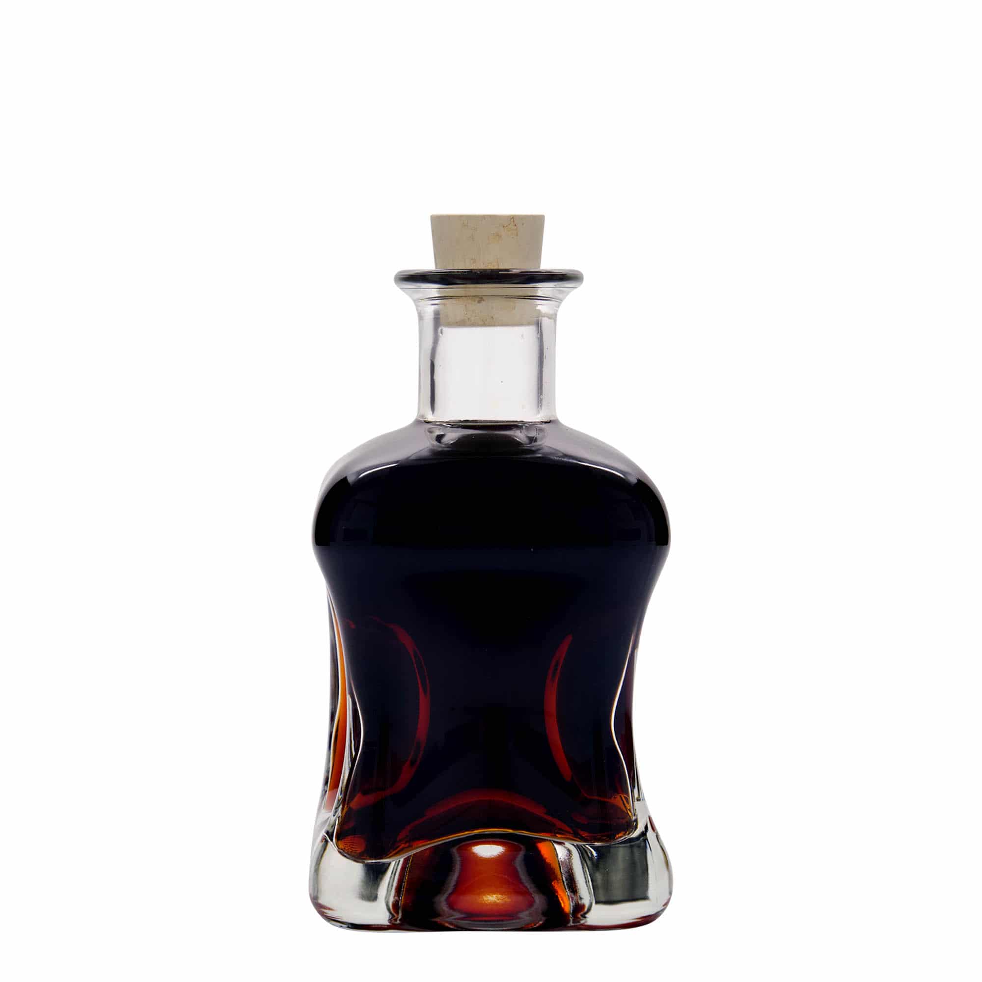 350 ml sklená fľaša „Dublin“, štvorcová, hrdlo: korok