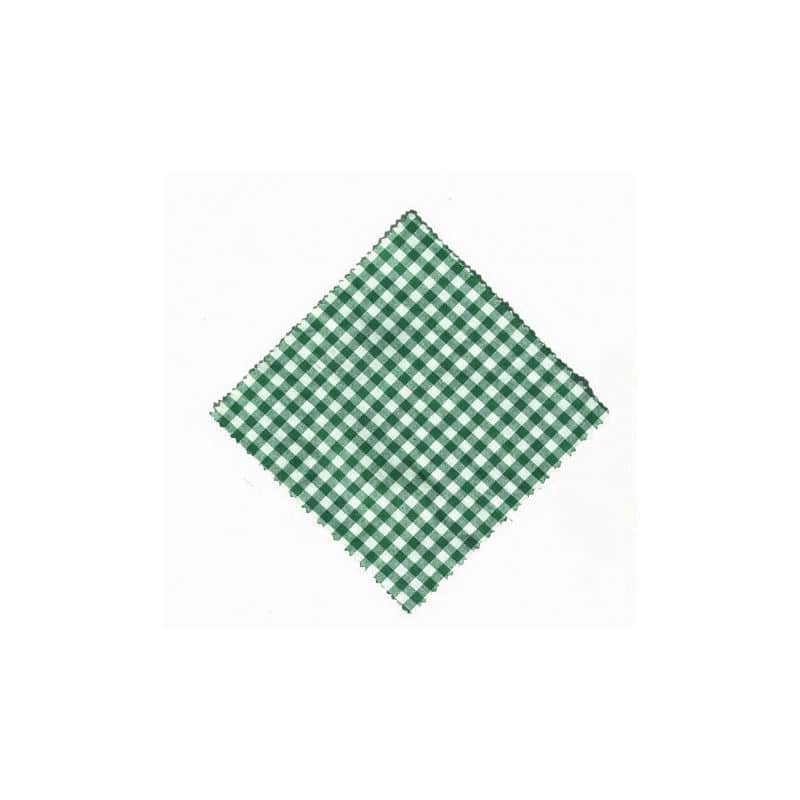 Textilné dečky kárované 12 x 12, štvorcové, textil, tmavozelená farba, hrdlo: TO38-TO53 Textilné dečky kárované 12 x 12, štvorcové, textil, tmavozelená farba, hrdlo: TO38-TO53