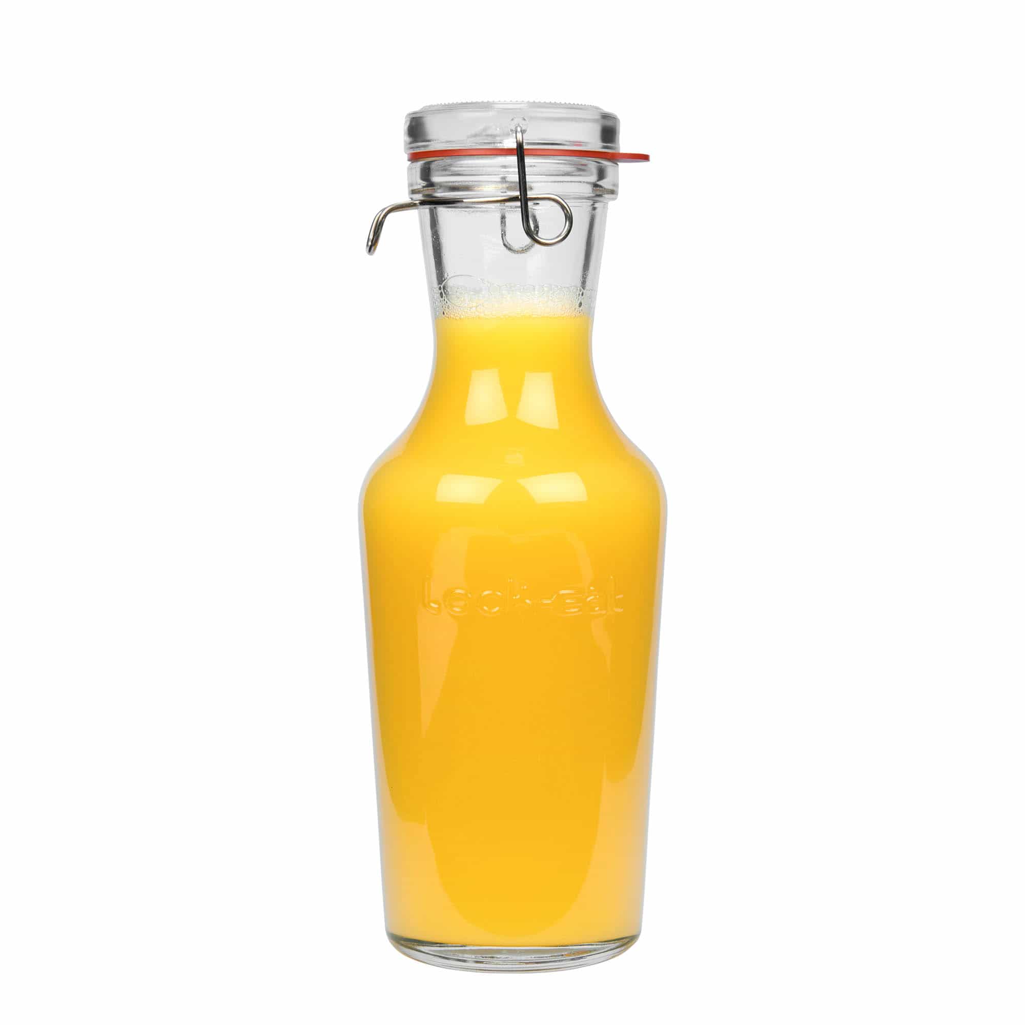 1 000 ml sklená karafa „Lock-Eat“, hrdlo: strmeňový uzáver