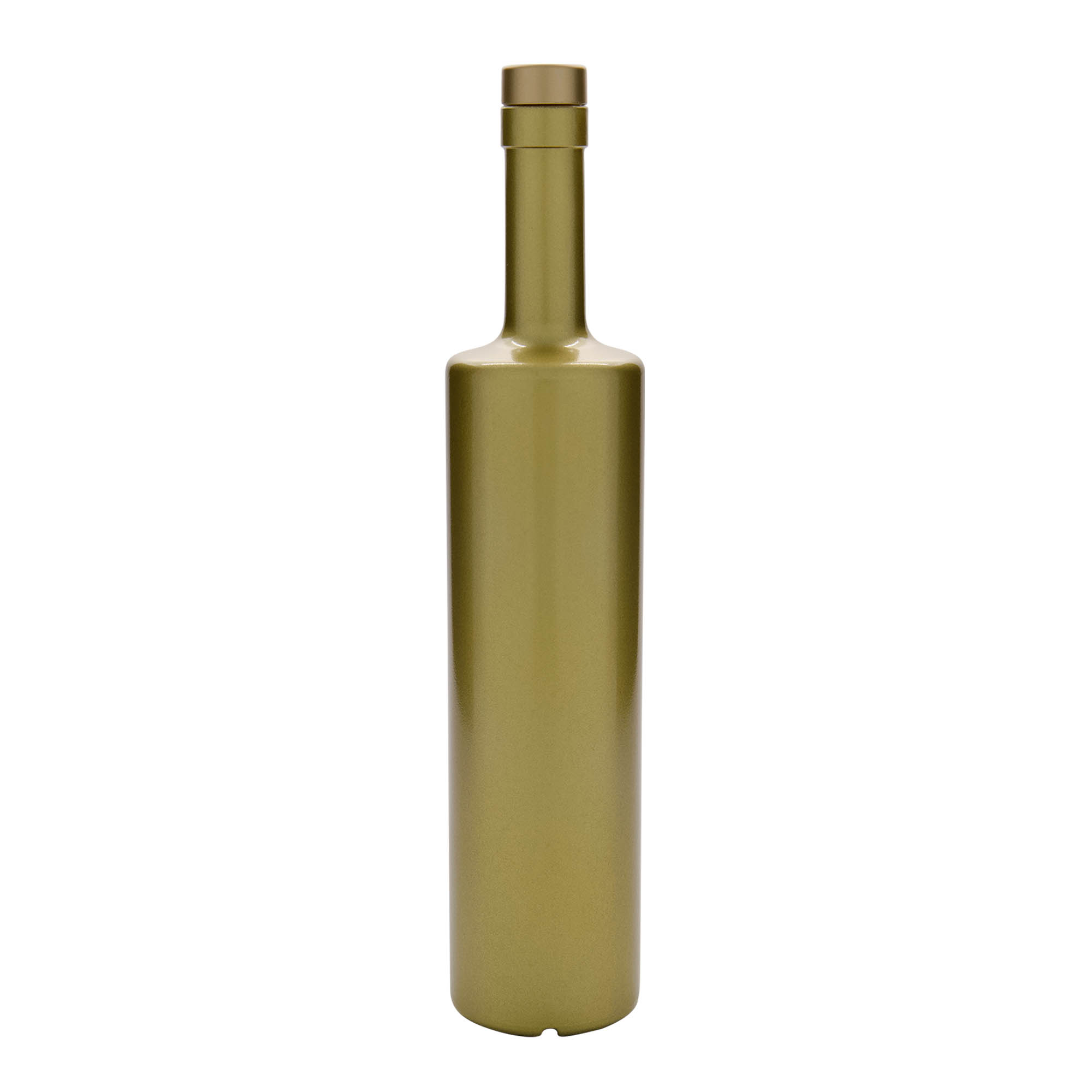 700 ml sklenená fľaša 'Centurio', zlatá, hrdlo: korok