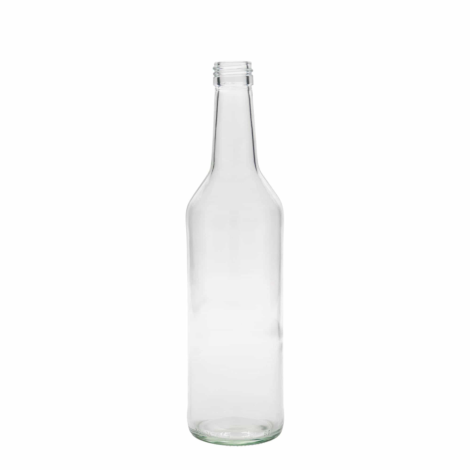500 ml sklená fľaša rovné hrdlo, hrdlo: PP 28 500 ml sklená fľaša rovné hrdlo, hrdlo: PP 28