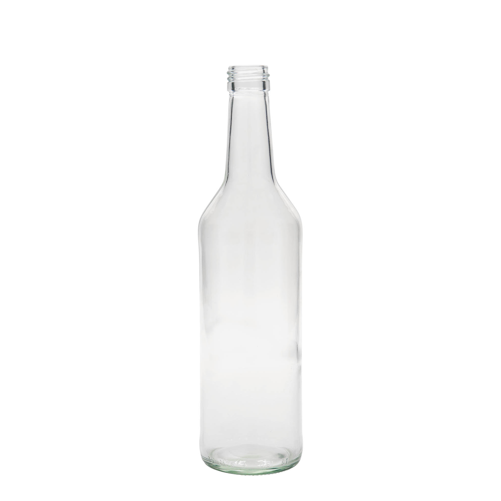 500 ml sklenená fľaša s rovnakým hrdlom, hrdlo: PP 28
