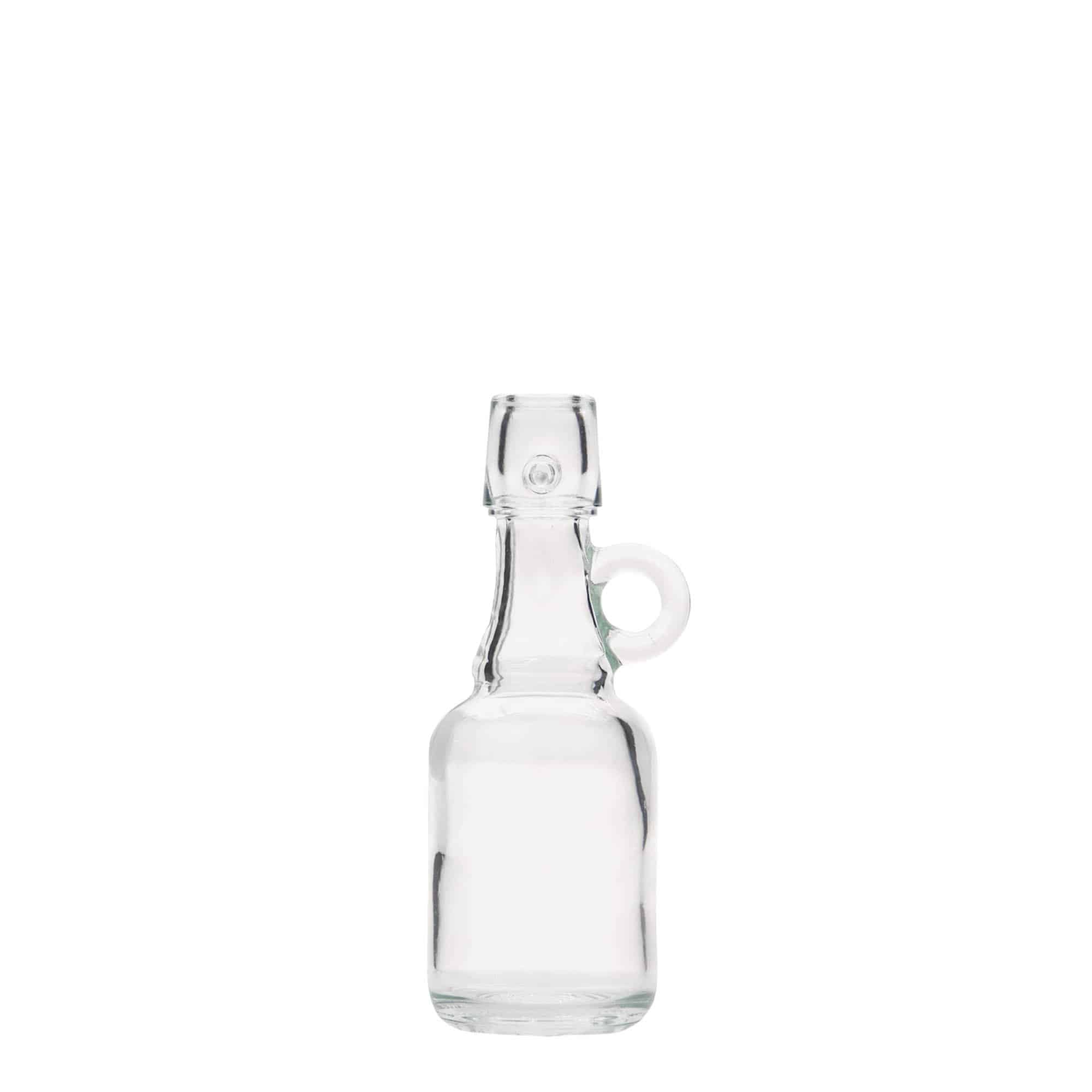 40 ml sklenená fľaša 'Santos', hrdlo: uzáver s pákou
