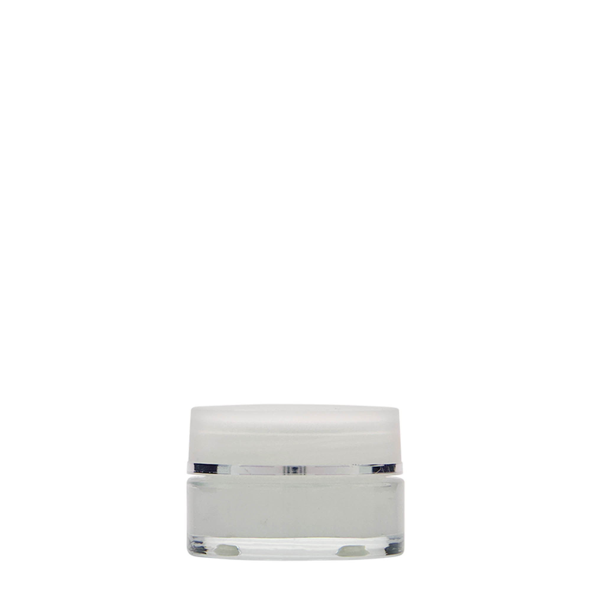 15 ml téglik 'Clear Edition', sklo, hrdlo: závitové viečko 15 ml téglik 'Clear Edition', sklo, hrdlo: závitové viečko