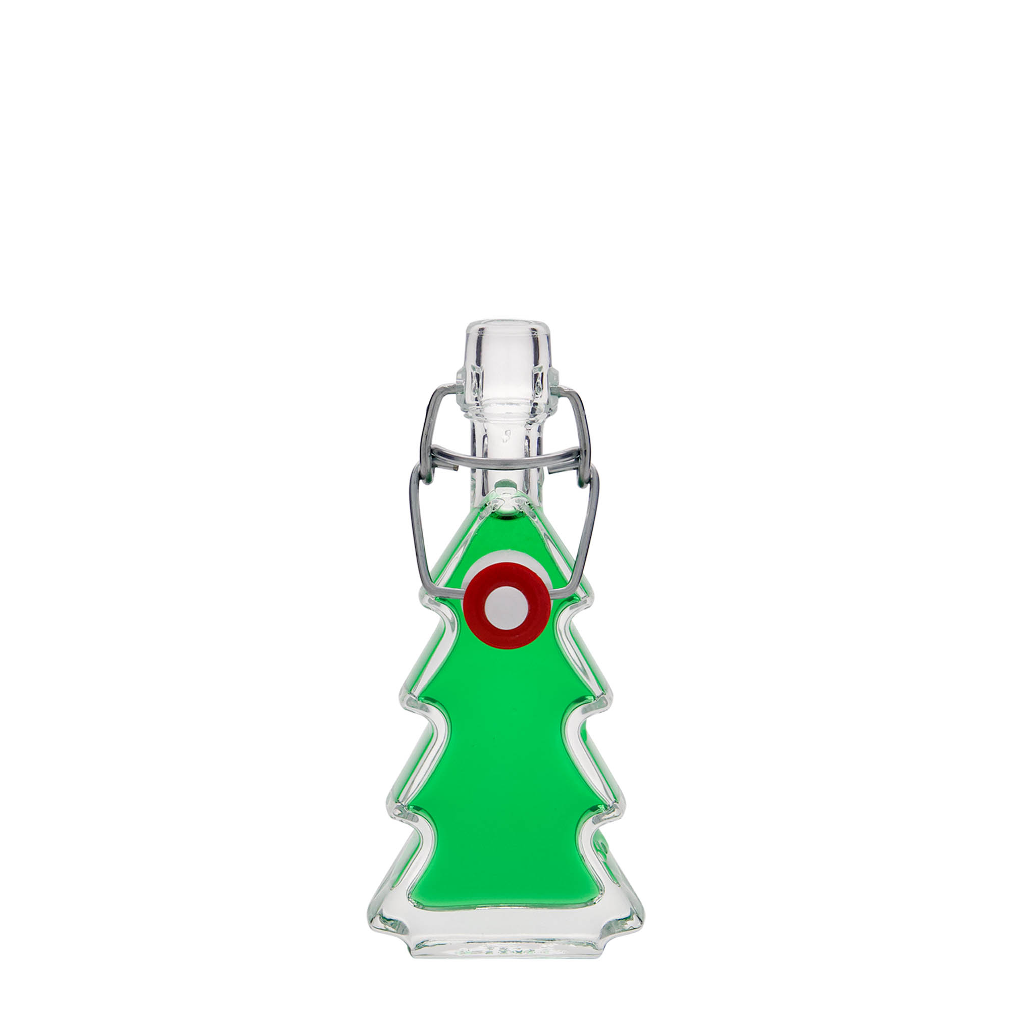 40 ml sklenená fľaša 'Tannenbaum', hrdlo: uzáver s pákou