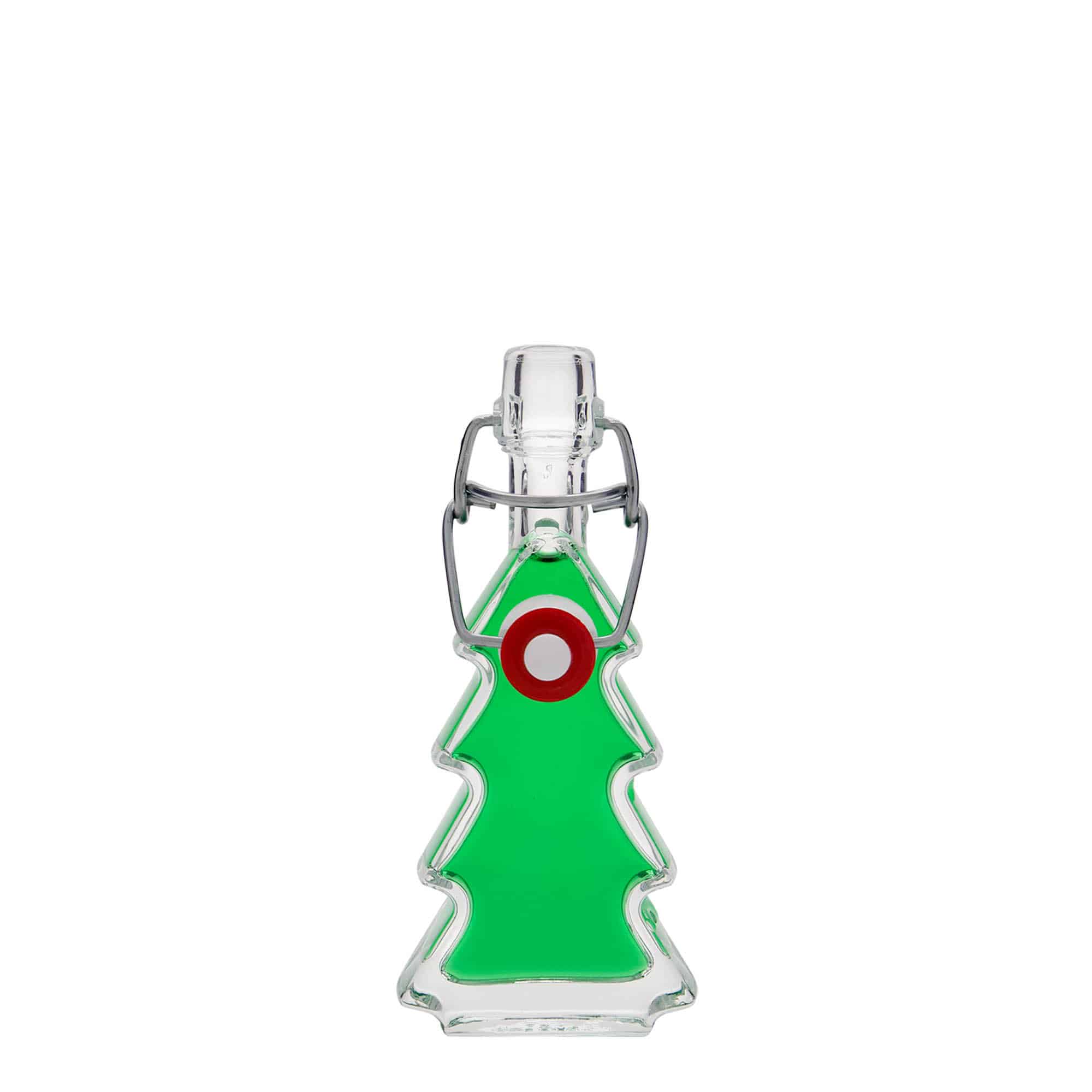 40 ml sklenená fľaša 'Tannenbaum', hrdlo: uzáver s pákou