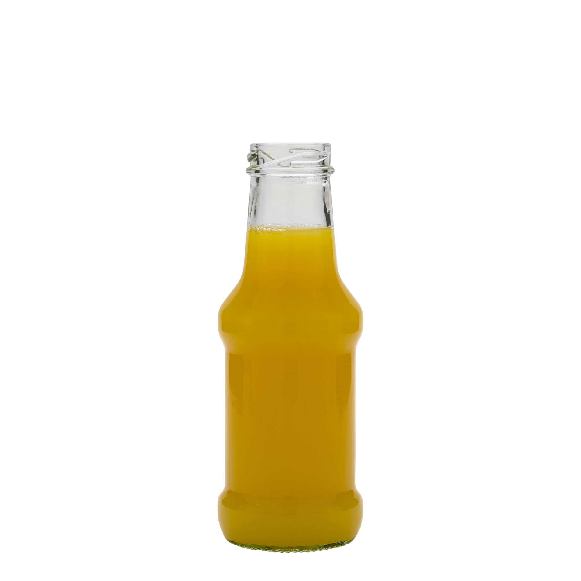 250 ml fľaša na omáčku, sklo, hrdlo: Twist-Off (TO 38)