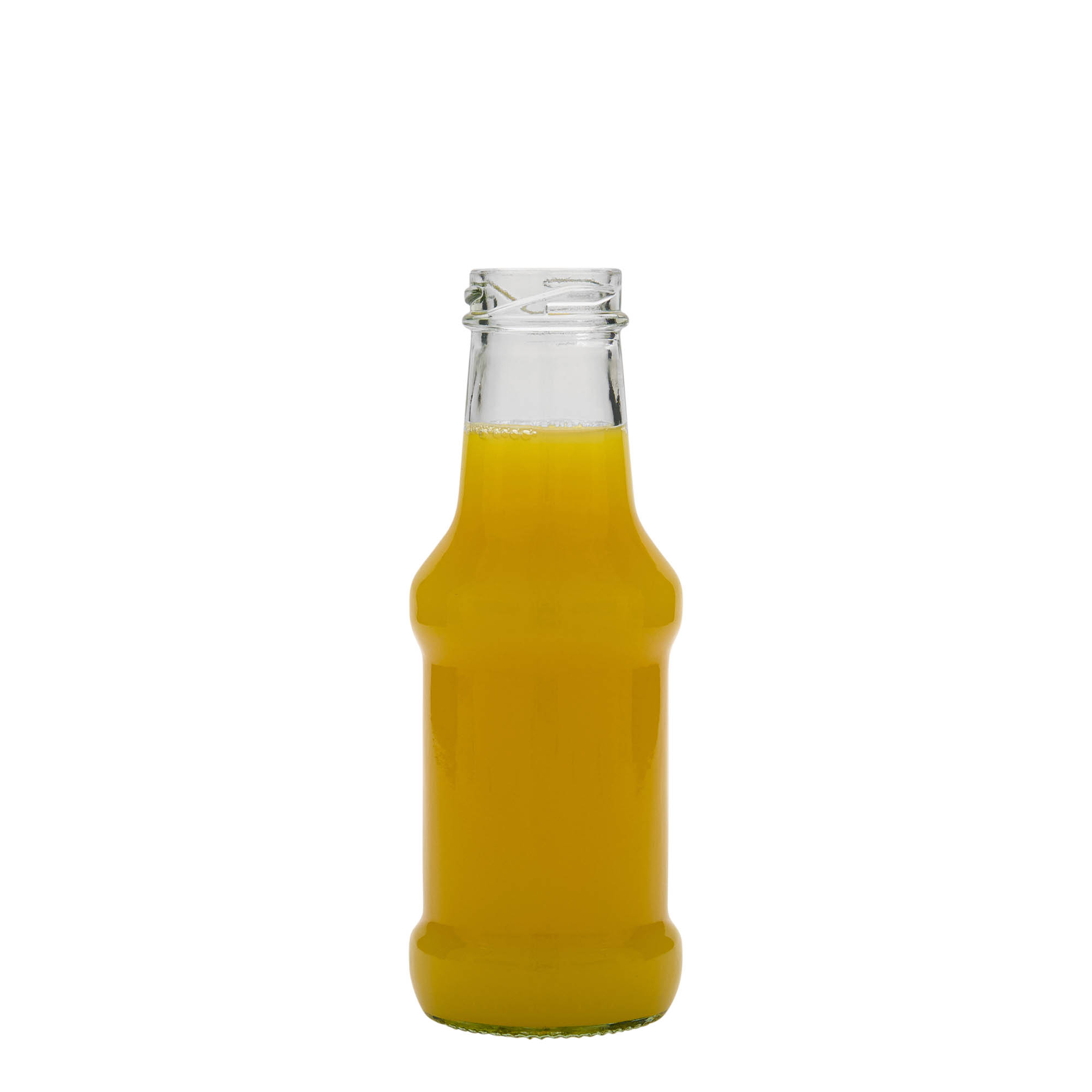 250 ml fľaša na omáčku, sklo, hrdlo: Twist-Off (TO 38) 250 ml fľaša na omáčku, sklo, hrdlo: Twist-Off (TO 38)