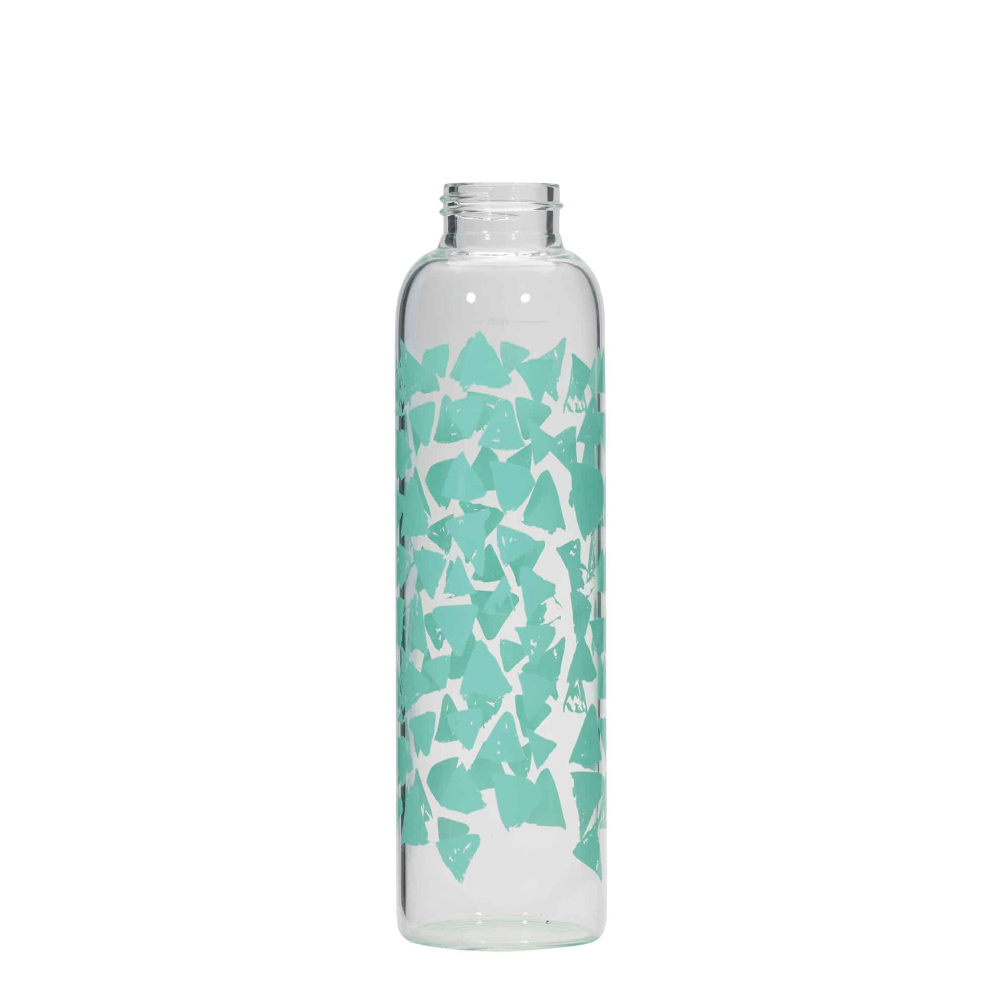 500 ml fľaša „Perseus“, motív: tyrkysové trojuholníky, hrdlo: skrutkovací uzáver 500 ml fľaša „Perseus“, motív: tyrkysové trojuholníky, hrdlo: skrutkovací uzáver