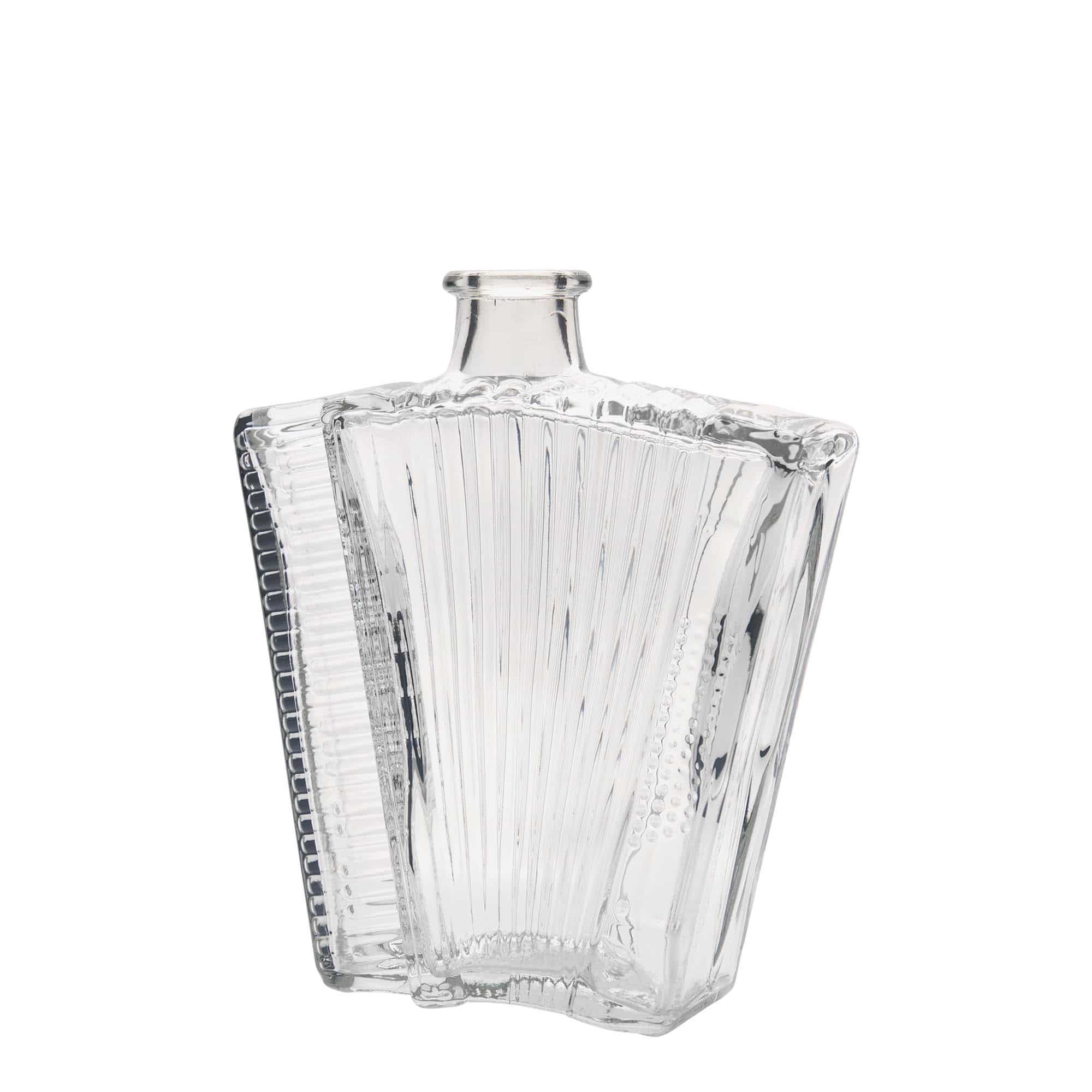 500 ml sklená fľaša „Akordeón“, hrdlo: korok