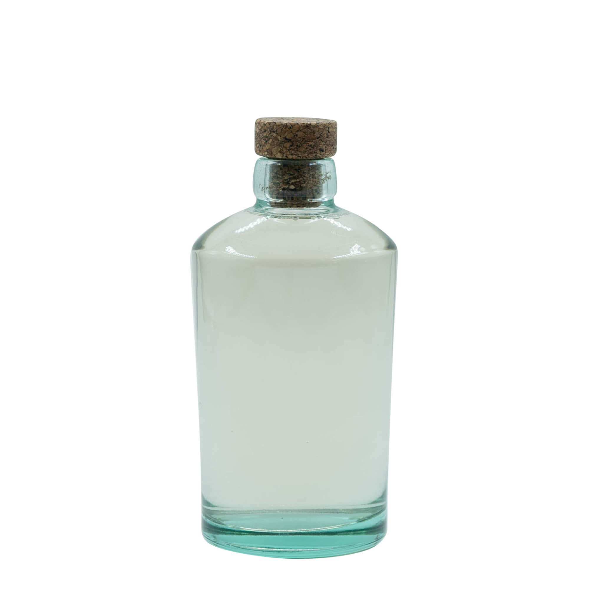 500 ml sklená fľaša „Barrel“, hrdlo: korok