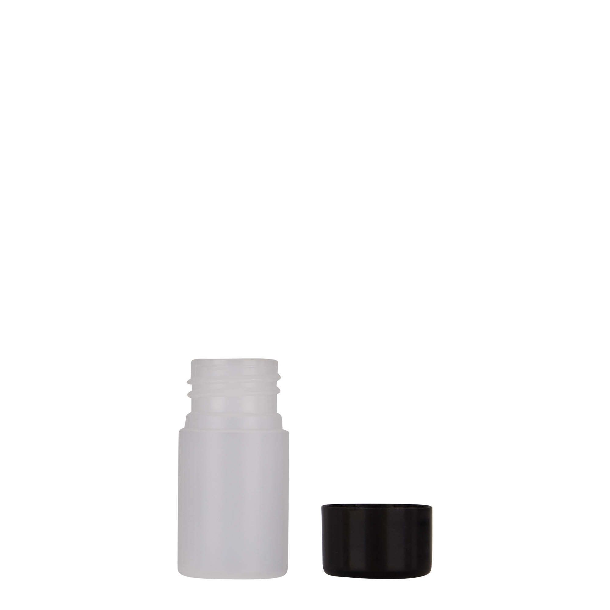 15 ml plastová fľaša 'Tuffy', HDPE, prírodná, hrdlo: 24/410