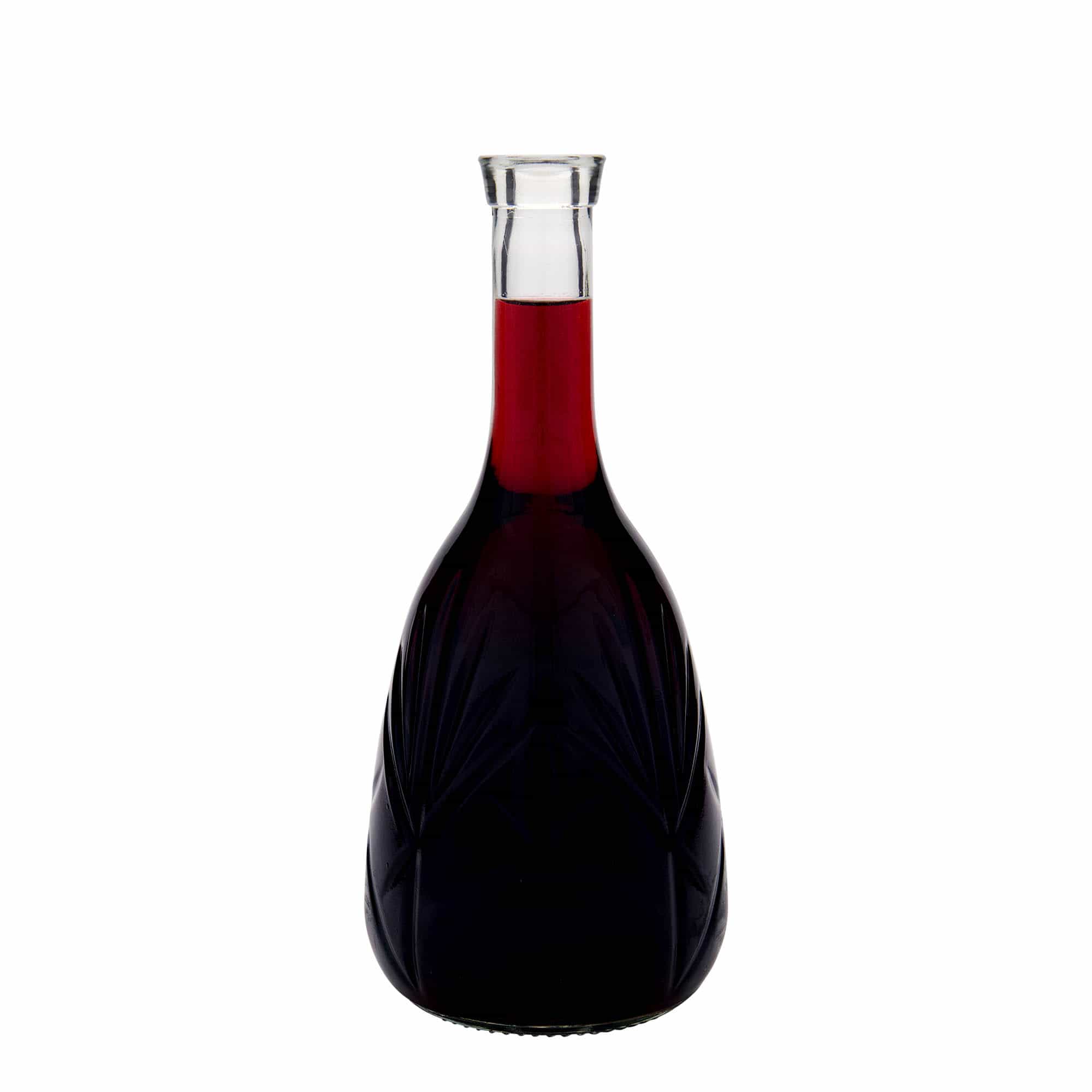 1 000 ml sklenená fľaša 'Reliefa', hrdlo: korok