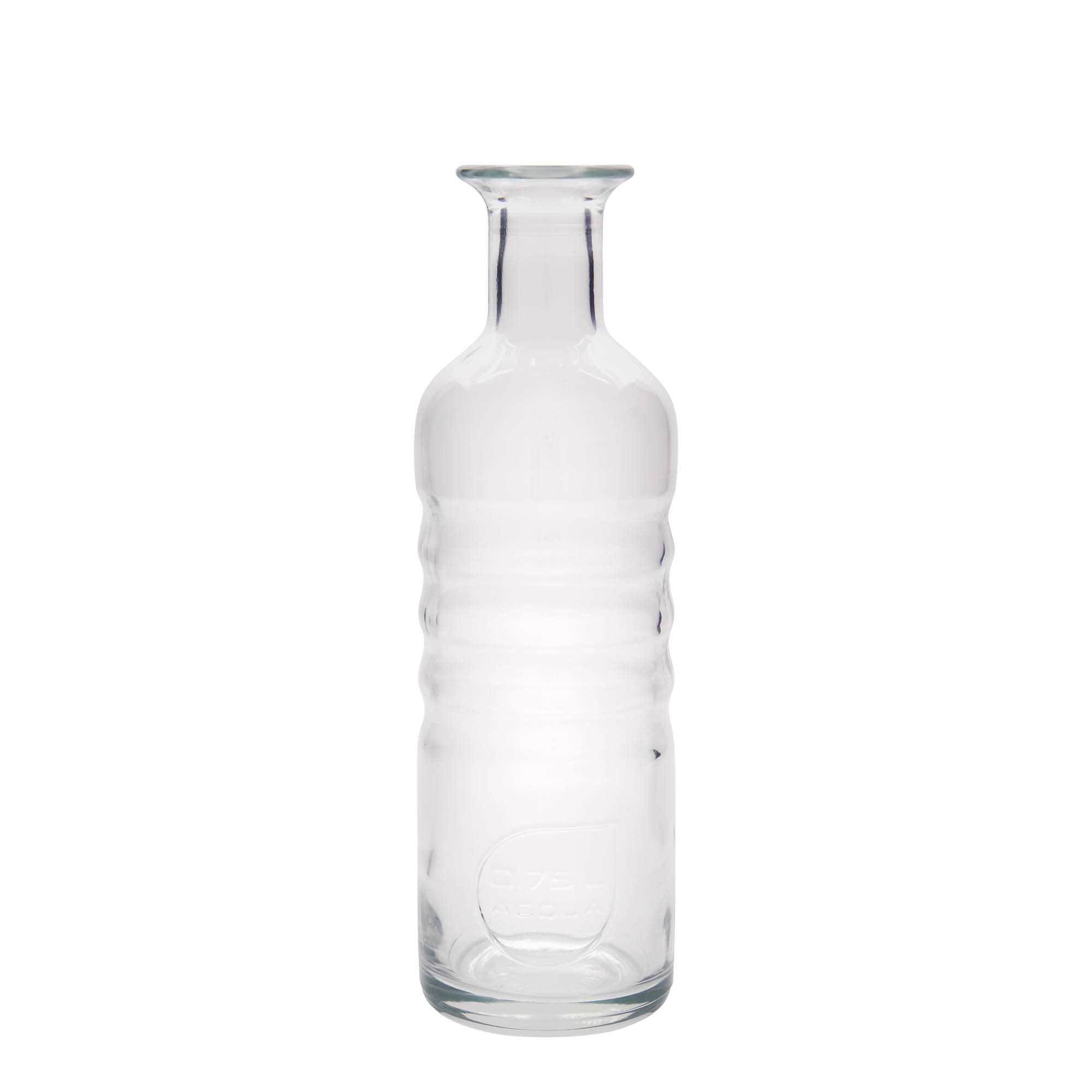 750 ml sklenená fľaša 'Optima Acqua', hrdlo: korok