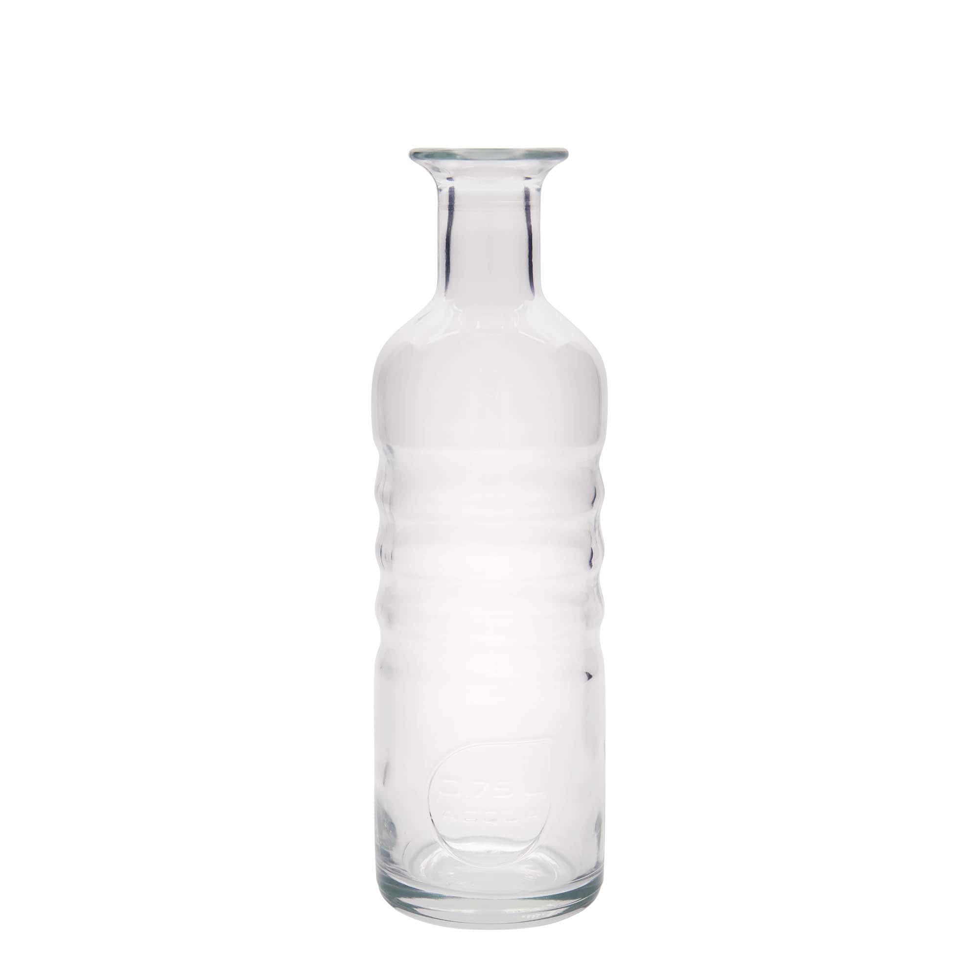 750 ml sklenená fľaša 'Optima Acqua', hrdlo: korok