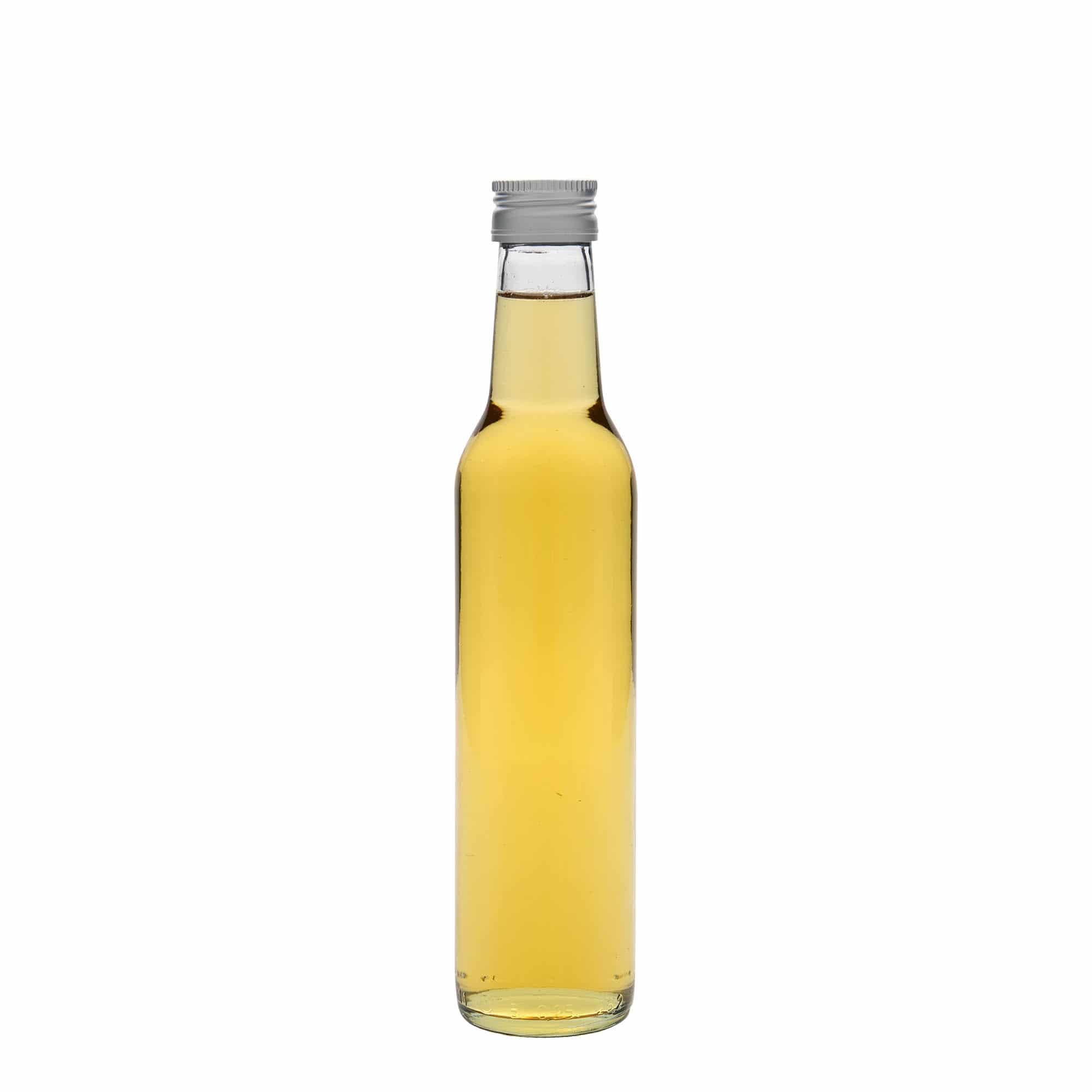 250 ml sklená fľaša „Cilindrica“, hrdlo: PP 28