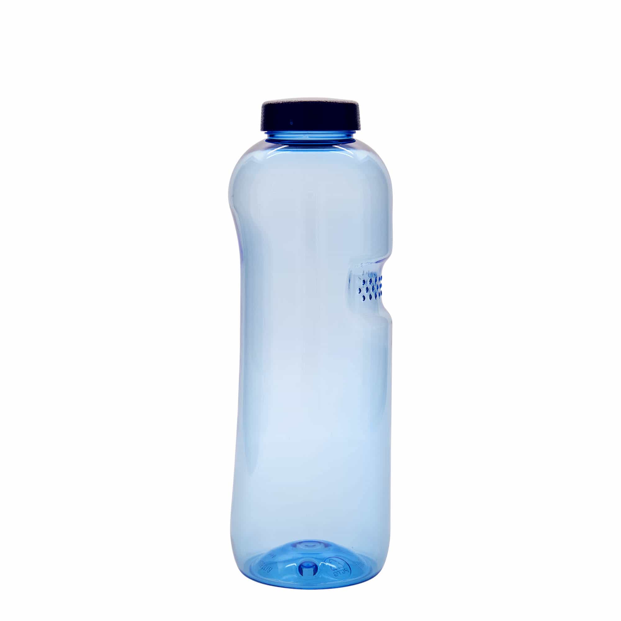 1 000 ml PET fľaša „Kavodrink“, plast, modrá farba