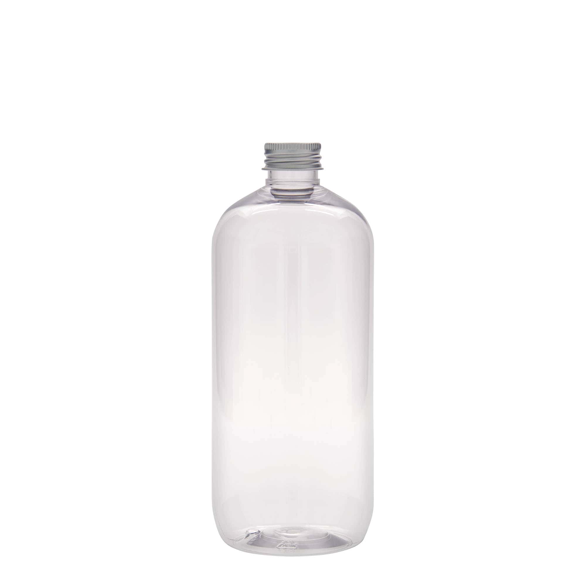 500 ml PET fľaša „Boston“, plast, hrdlo: GPI 24/410